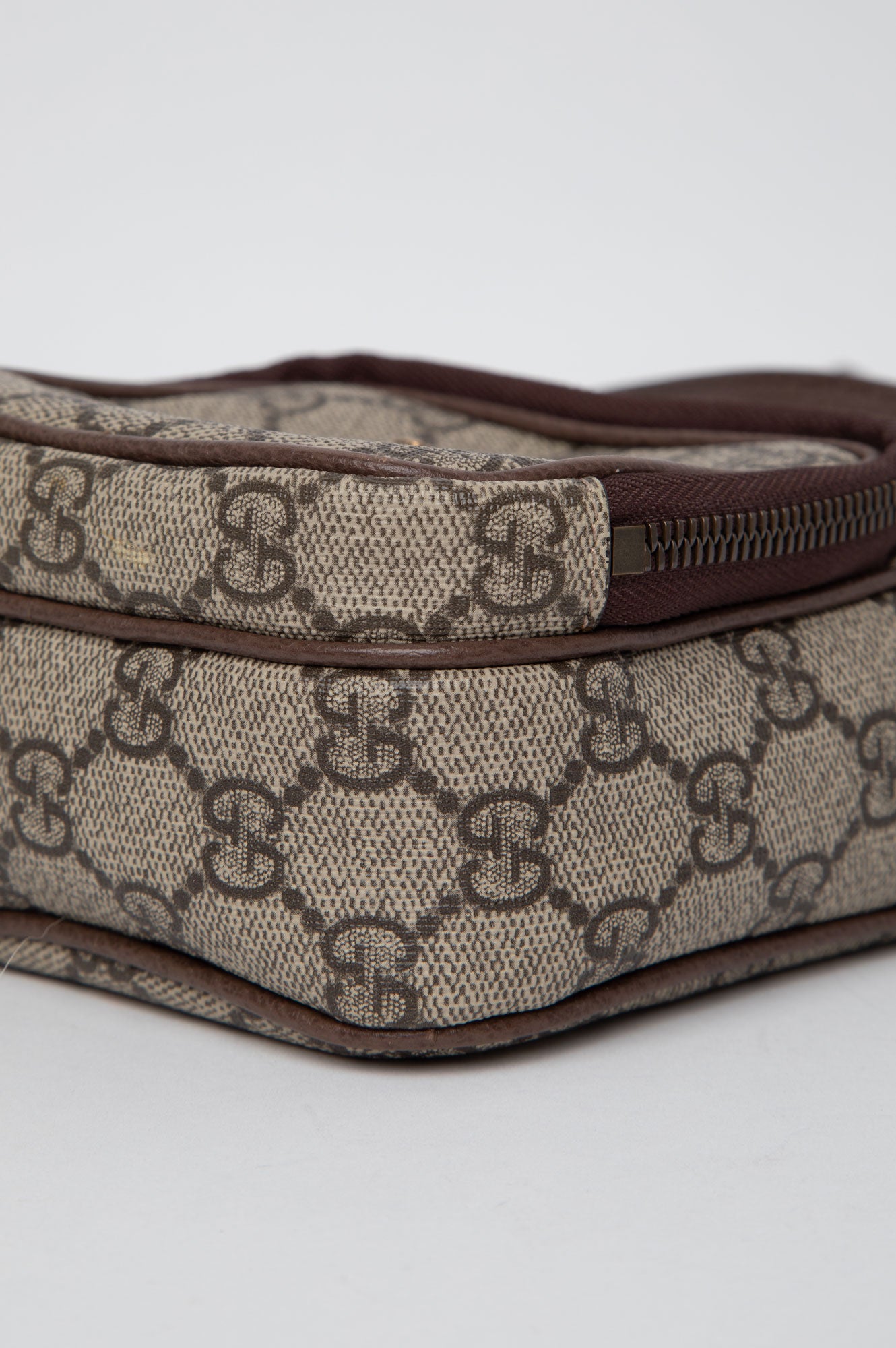 Gucci Brown Neo Vintage GG Supreme Crossbody Bag