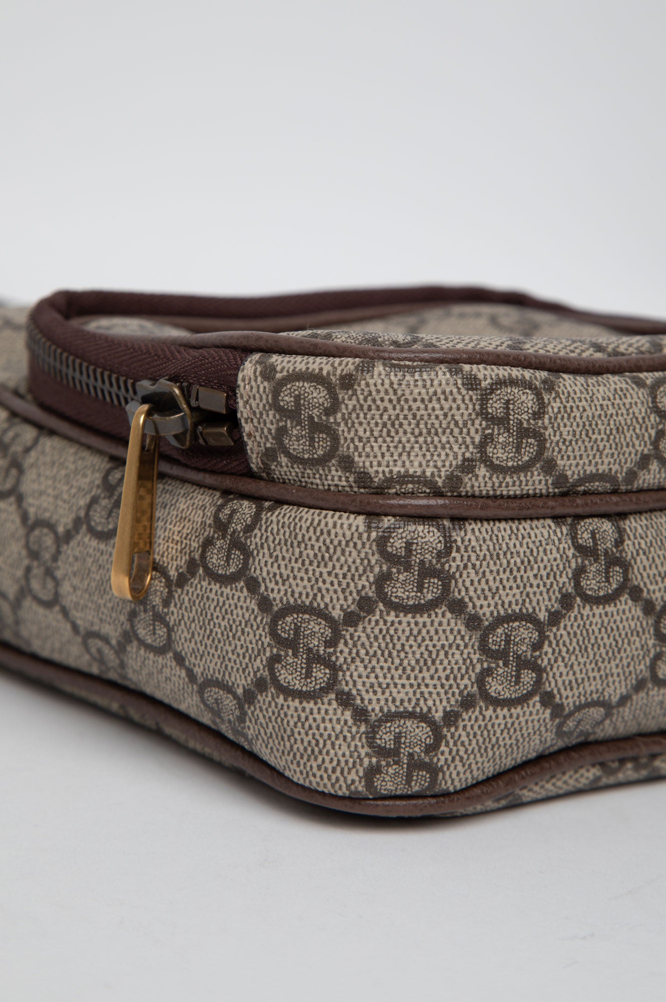 Gucci Brown Neo Vintage GG Supreme Crossbody Bag