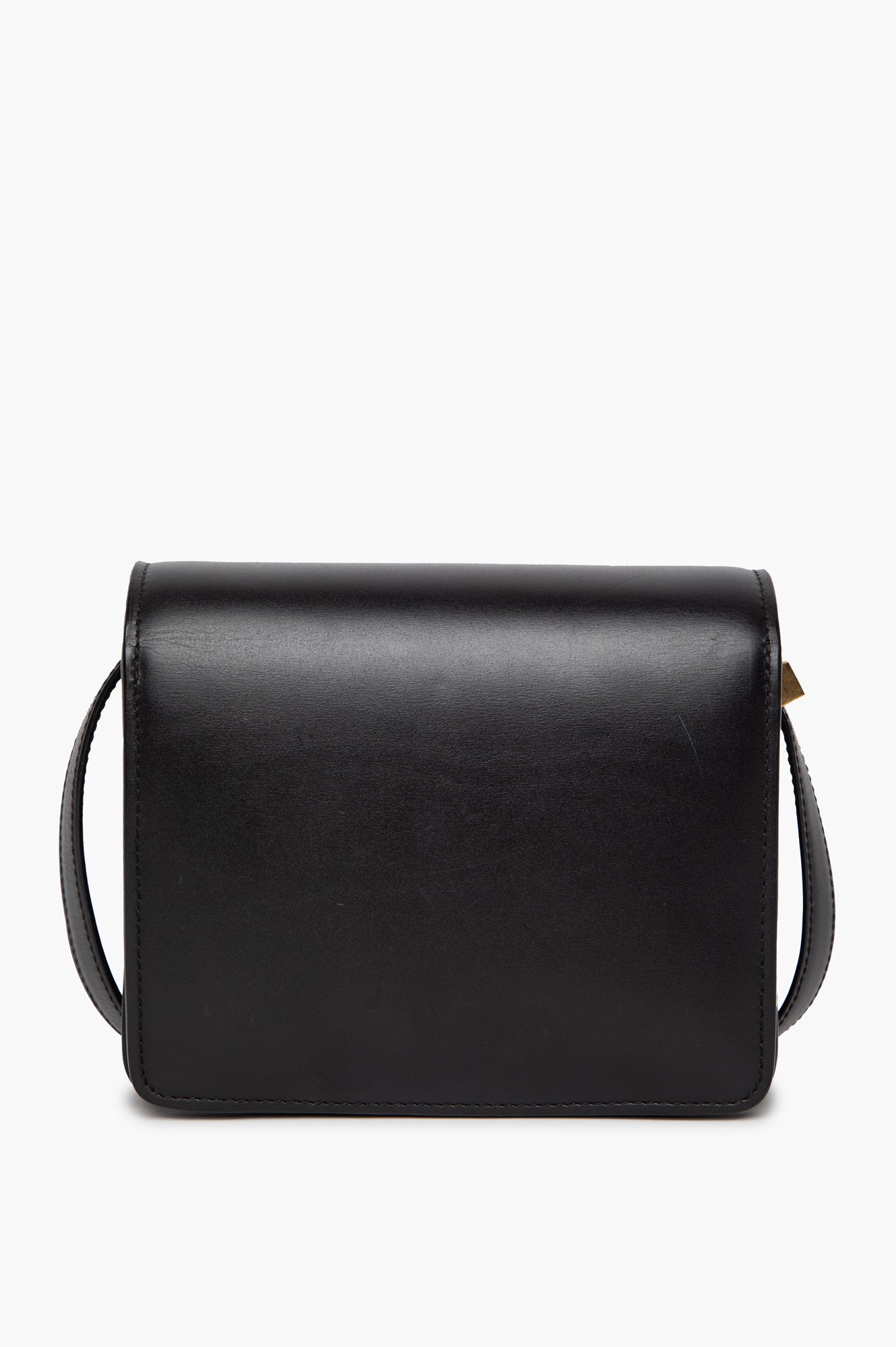 Celine Black Smooth Calfskin Small Classic Box Bag