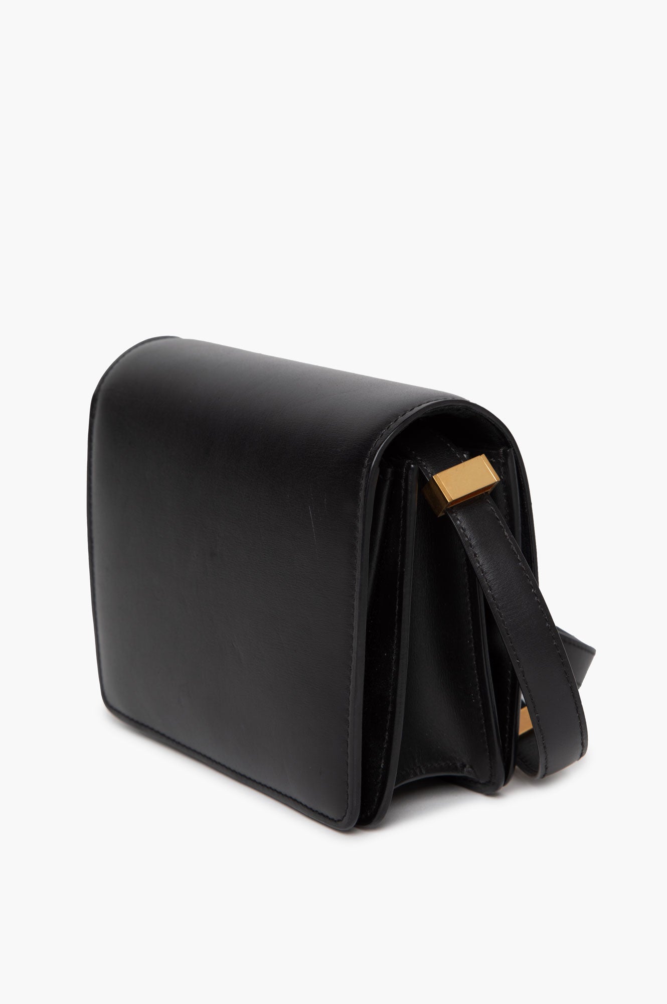 Celine Black Smooth Calfskin Small Classic Box Bag