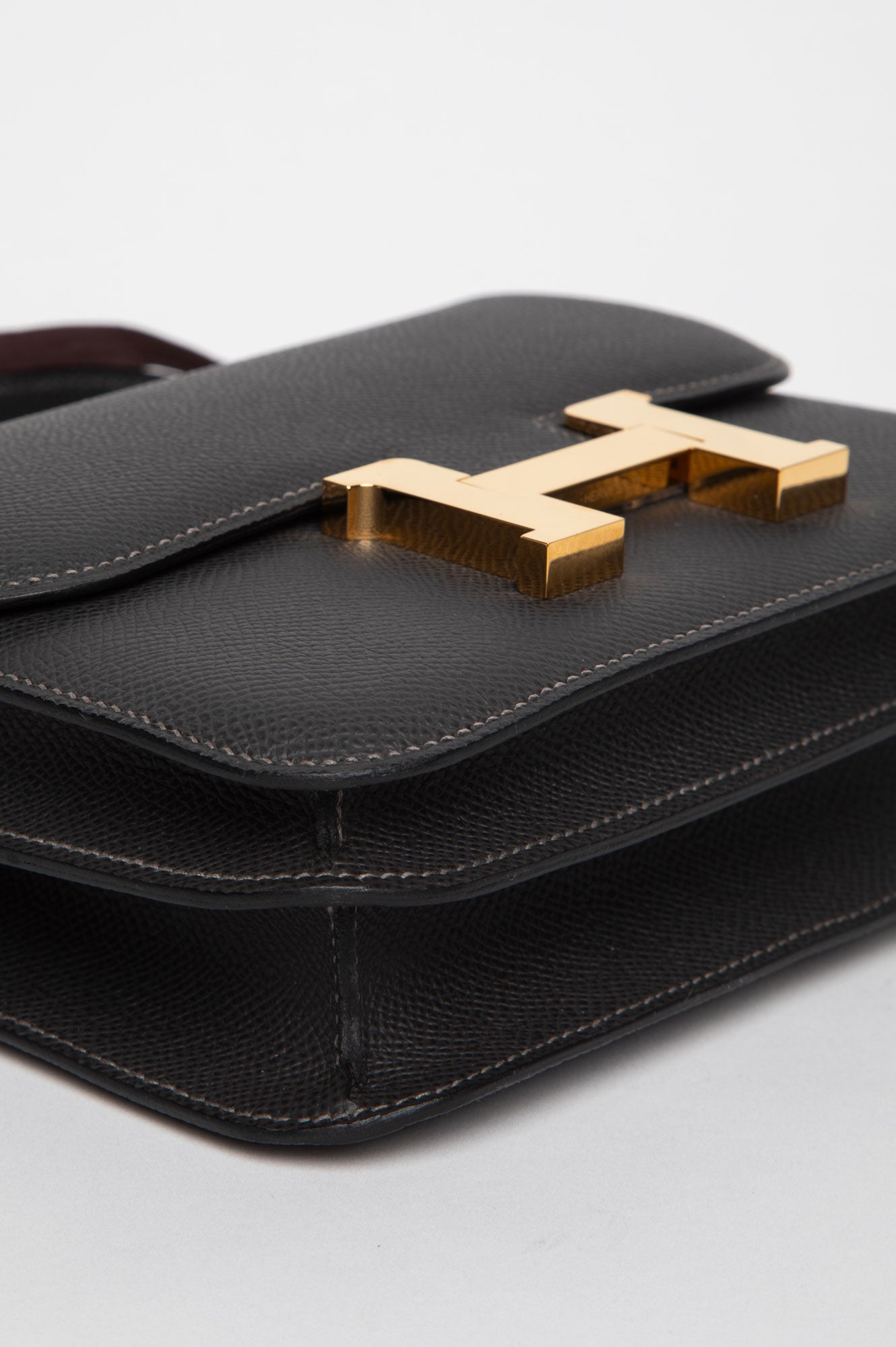 Hermès Constance 18 Graphite Epsom Leather with Gold Hardware