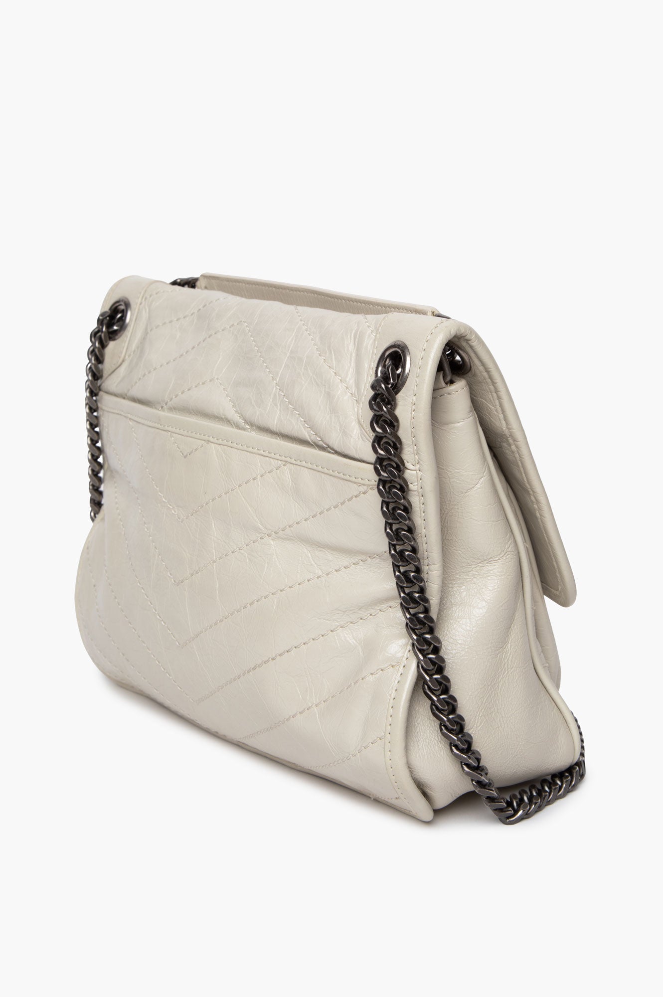 Saint Laurent Off White Medium Niki Bag