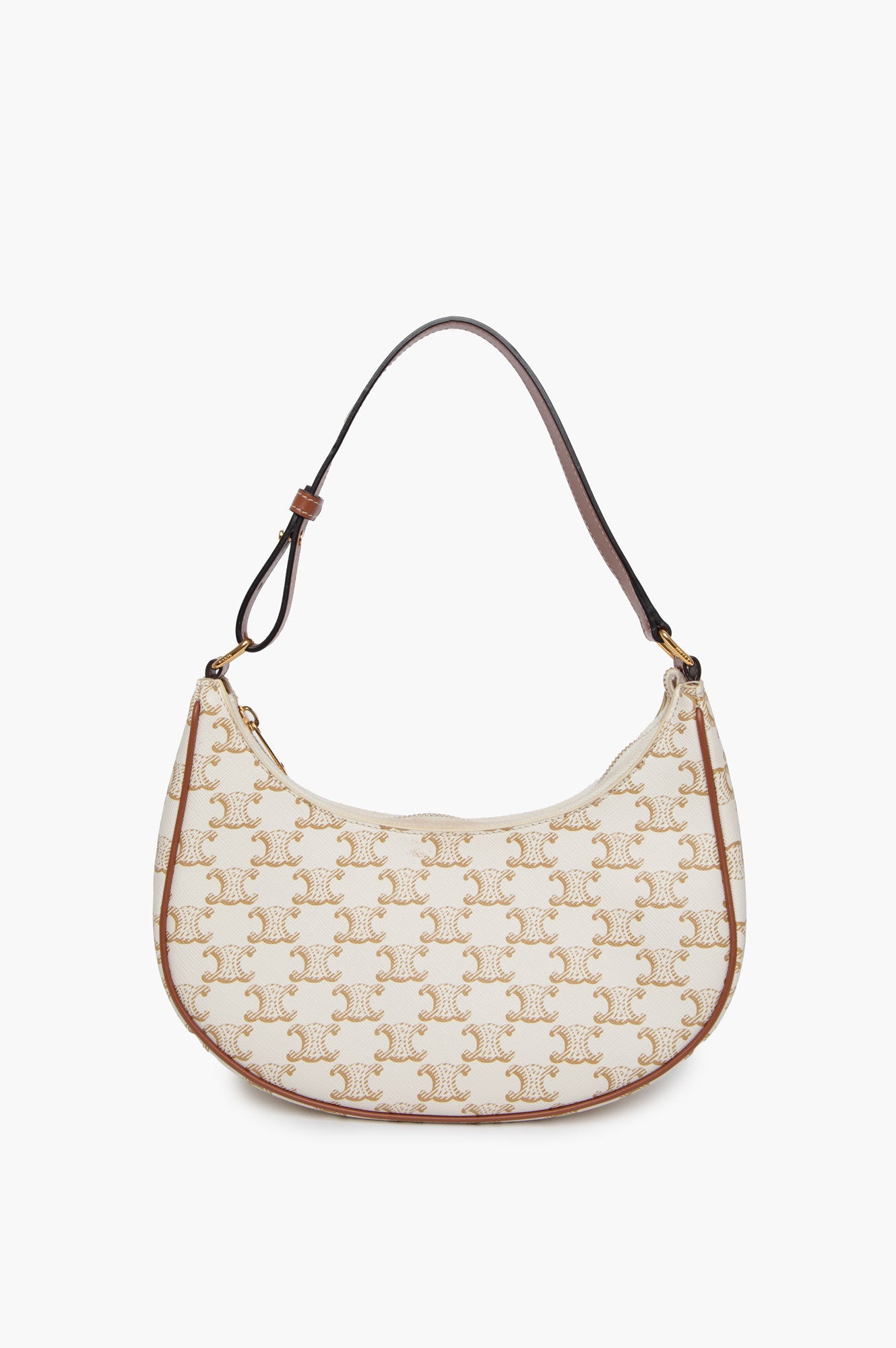 Celine White Triomphe Ava Bag