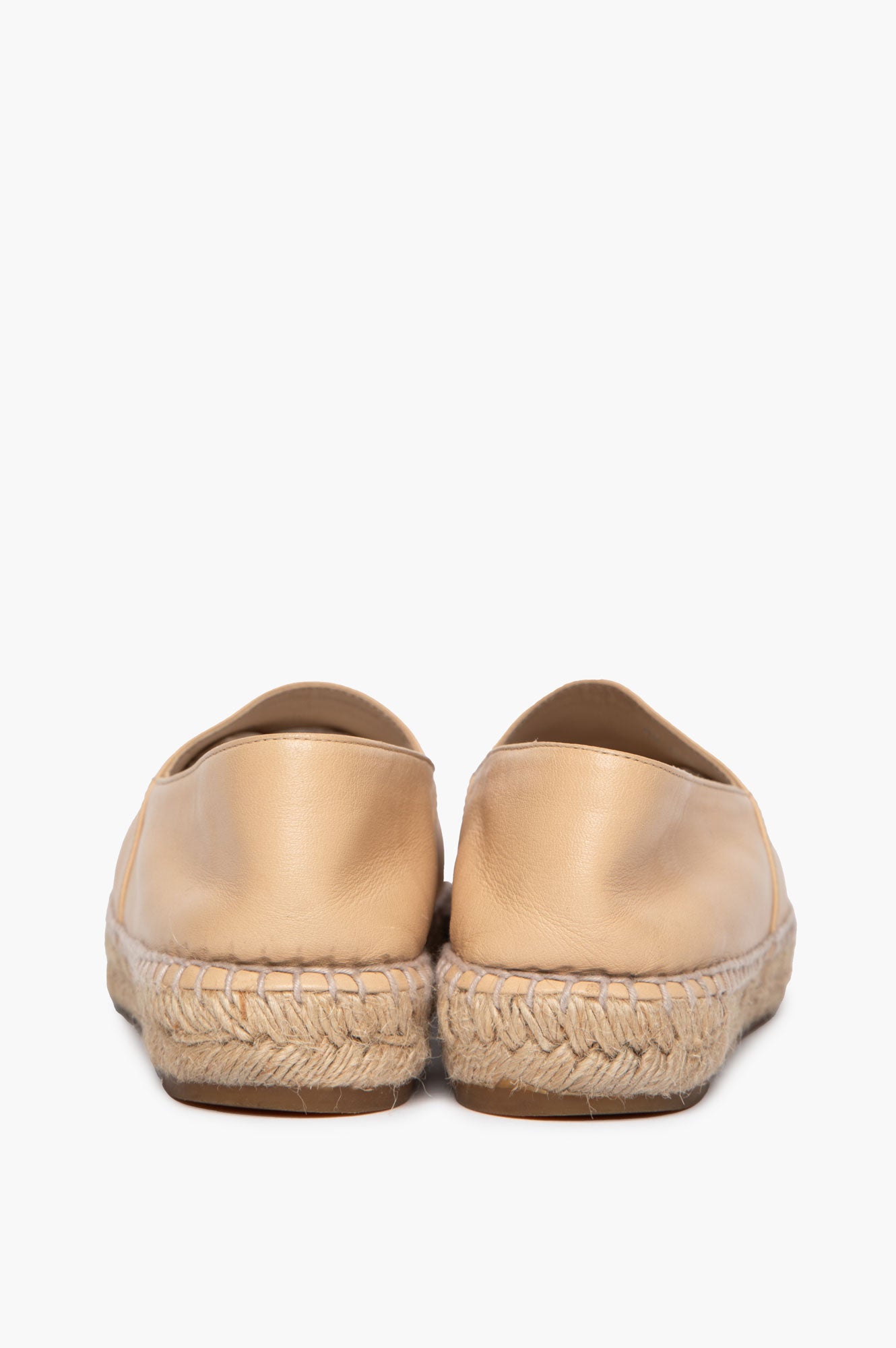 Chanel Beige/Black Espadrilles Size 37