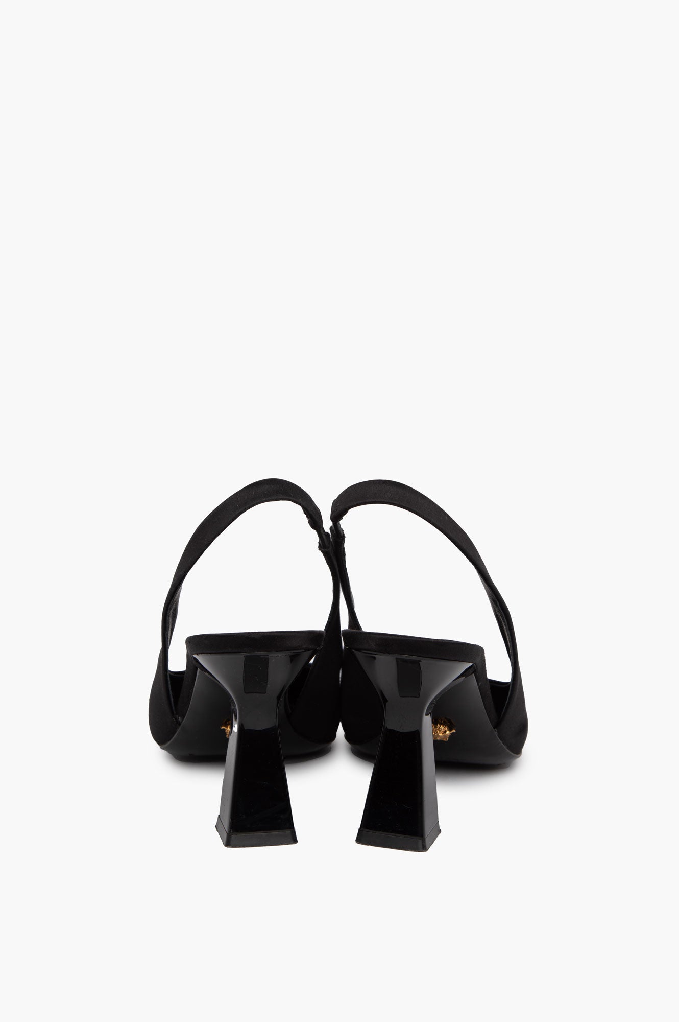 Versace Black Slingback Pumps Size 39