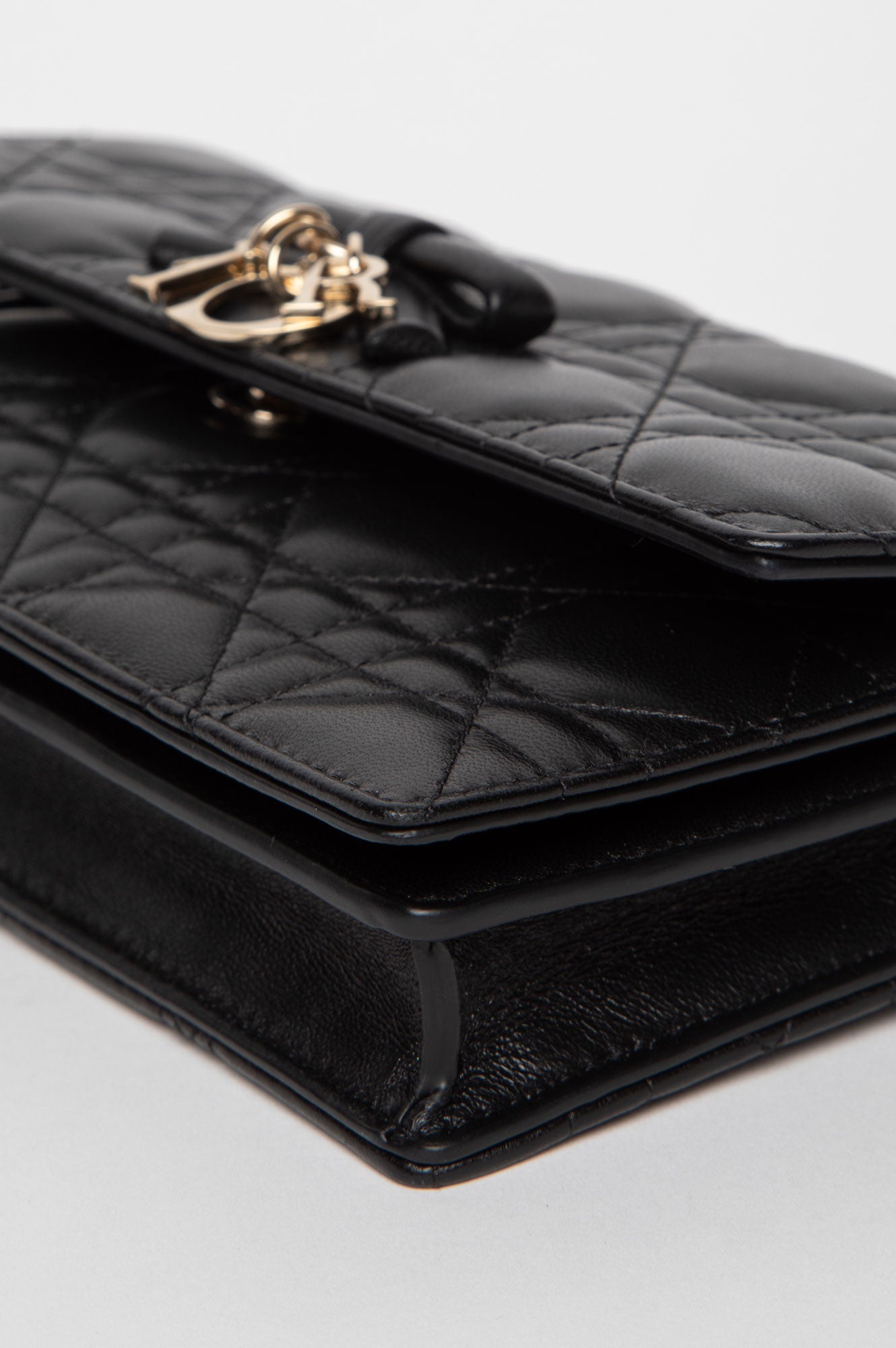Christian Dior Black Cannage Lambskin My Dior Mini Bag