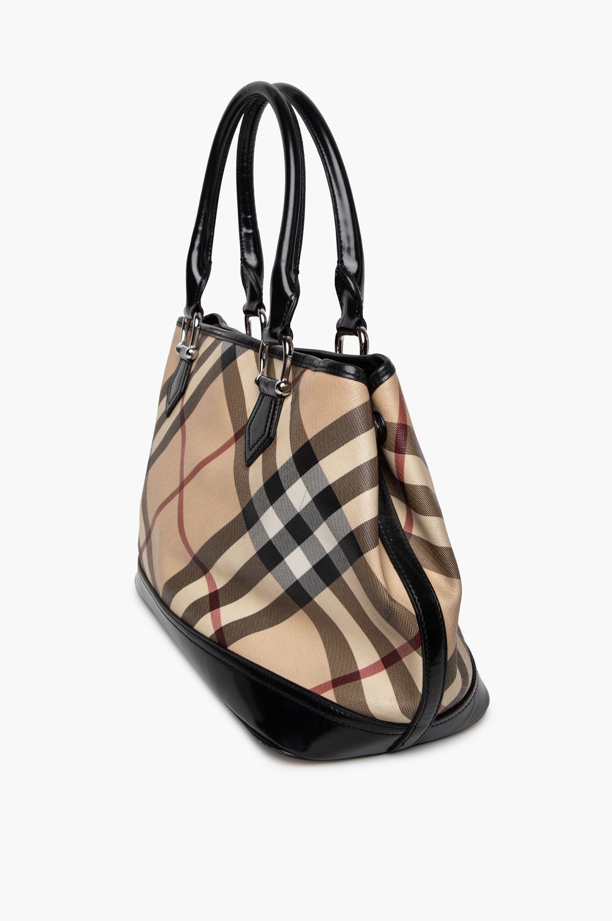 Burberry Super Nova Check Large Eden Tote