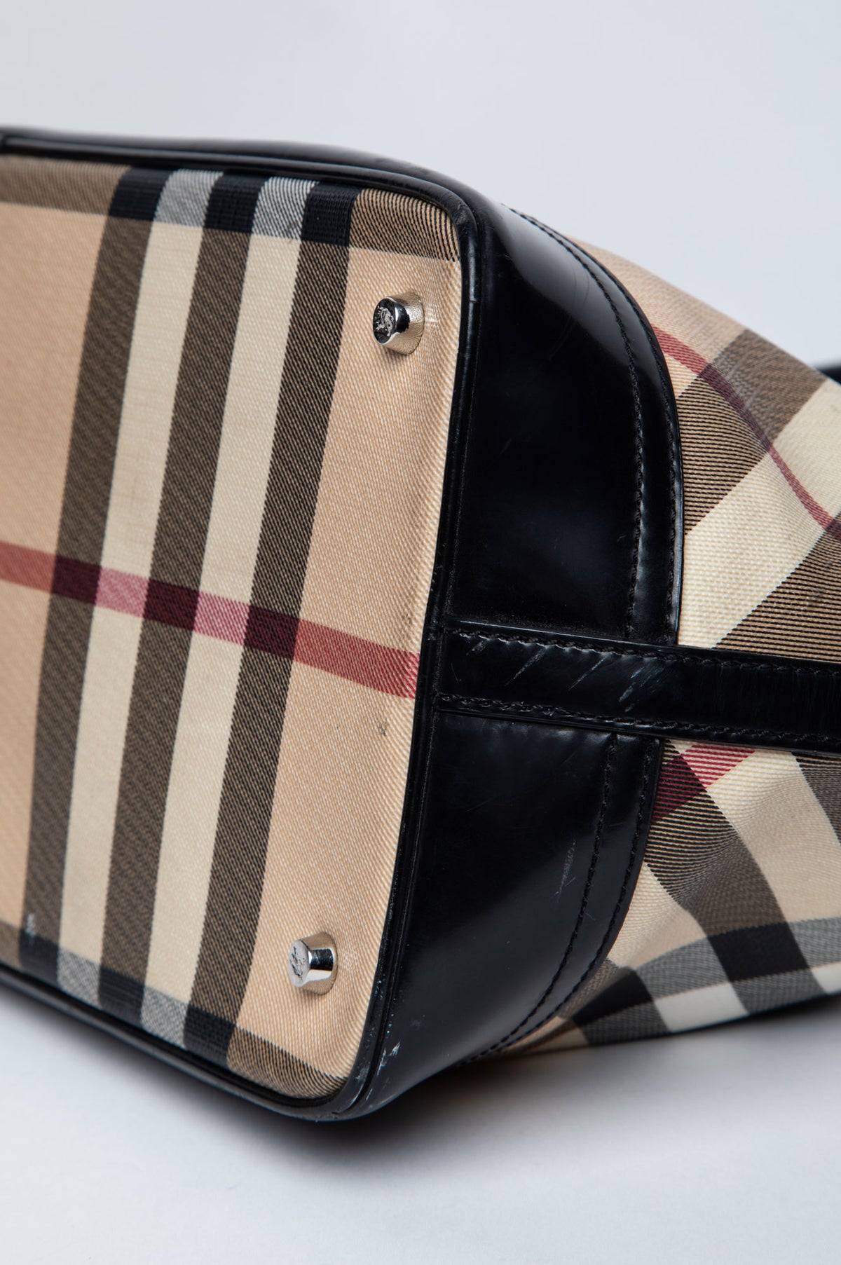 Burberry Super Nova Check Large Eden Tote