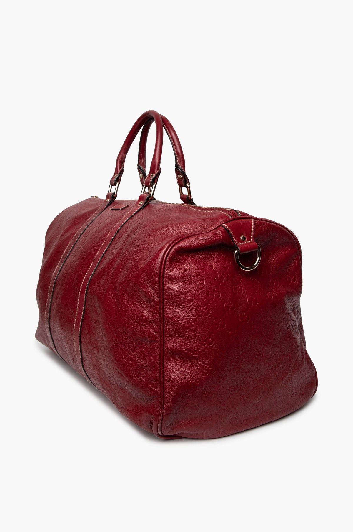 Gucci Burgundy Guccissima Leather Joy Boston Bag