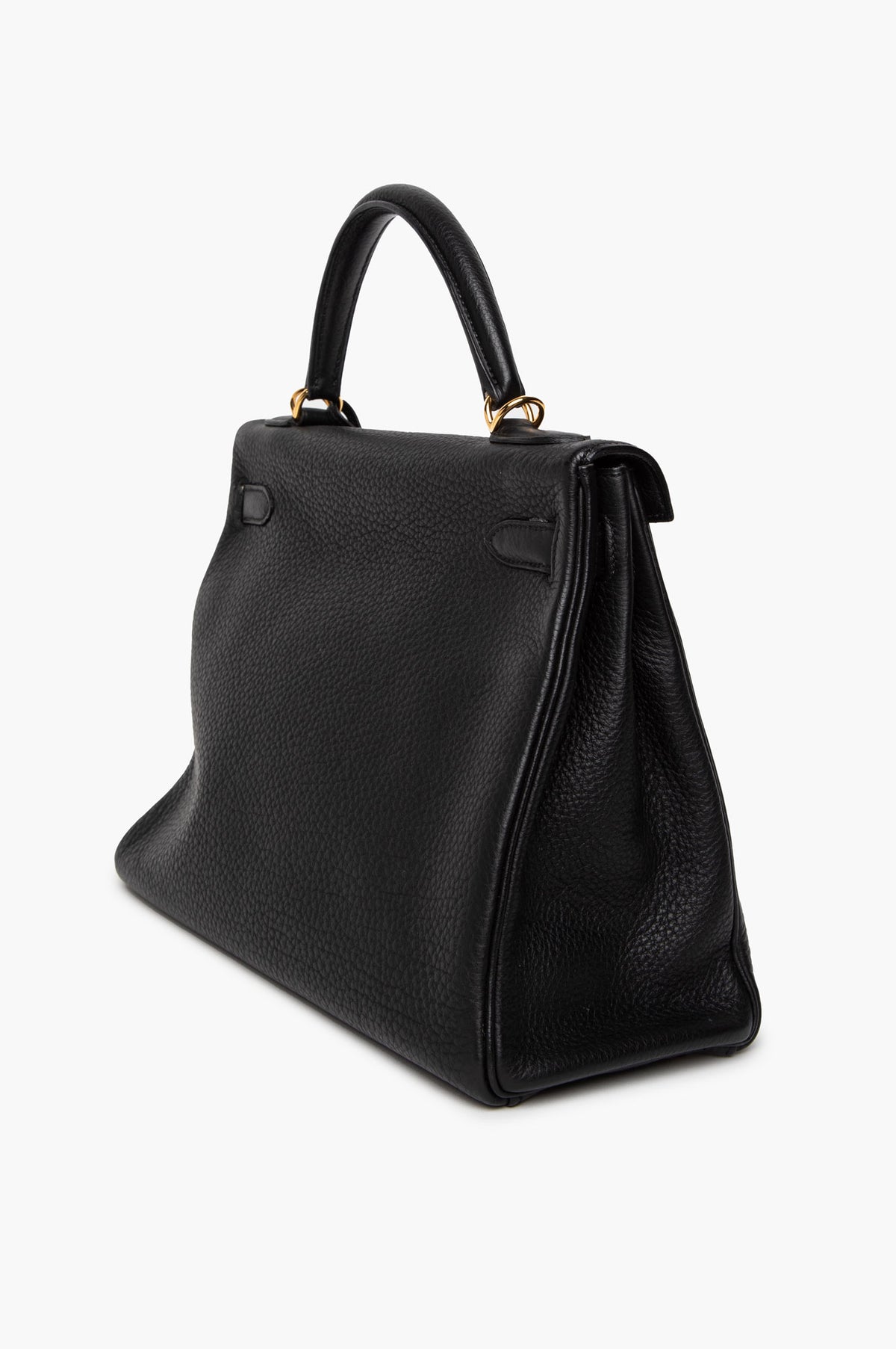 Hermès Kelly 32 Black Togo Leather GHW