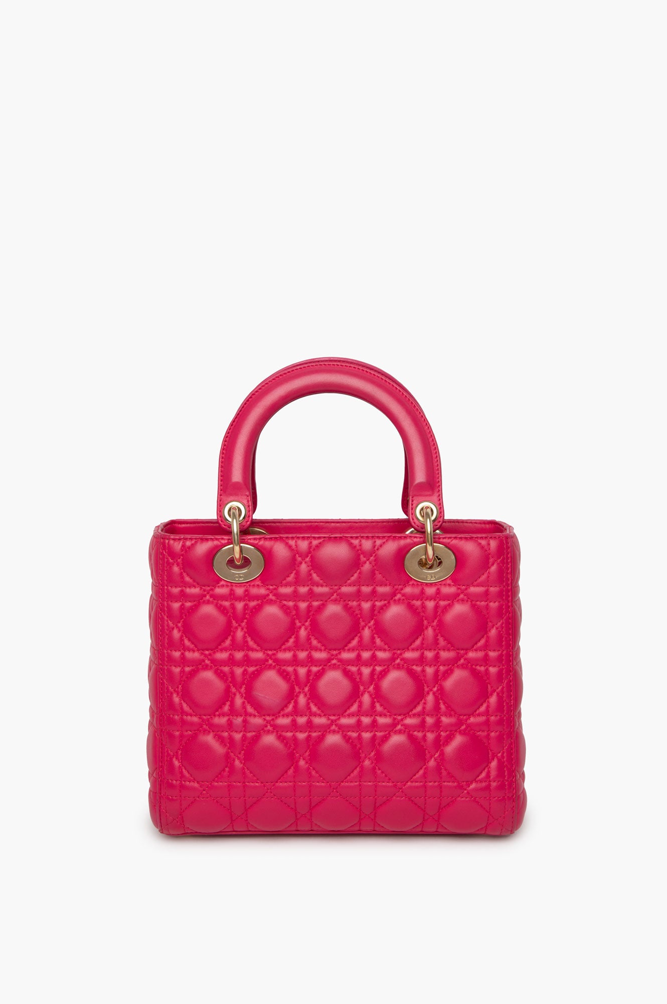 Christian Dior Pink Medium Lady Dior Bag
