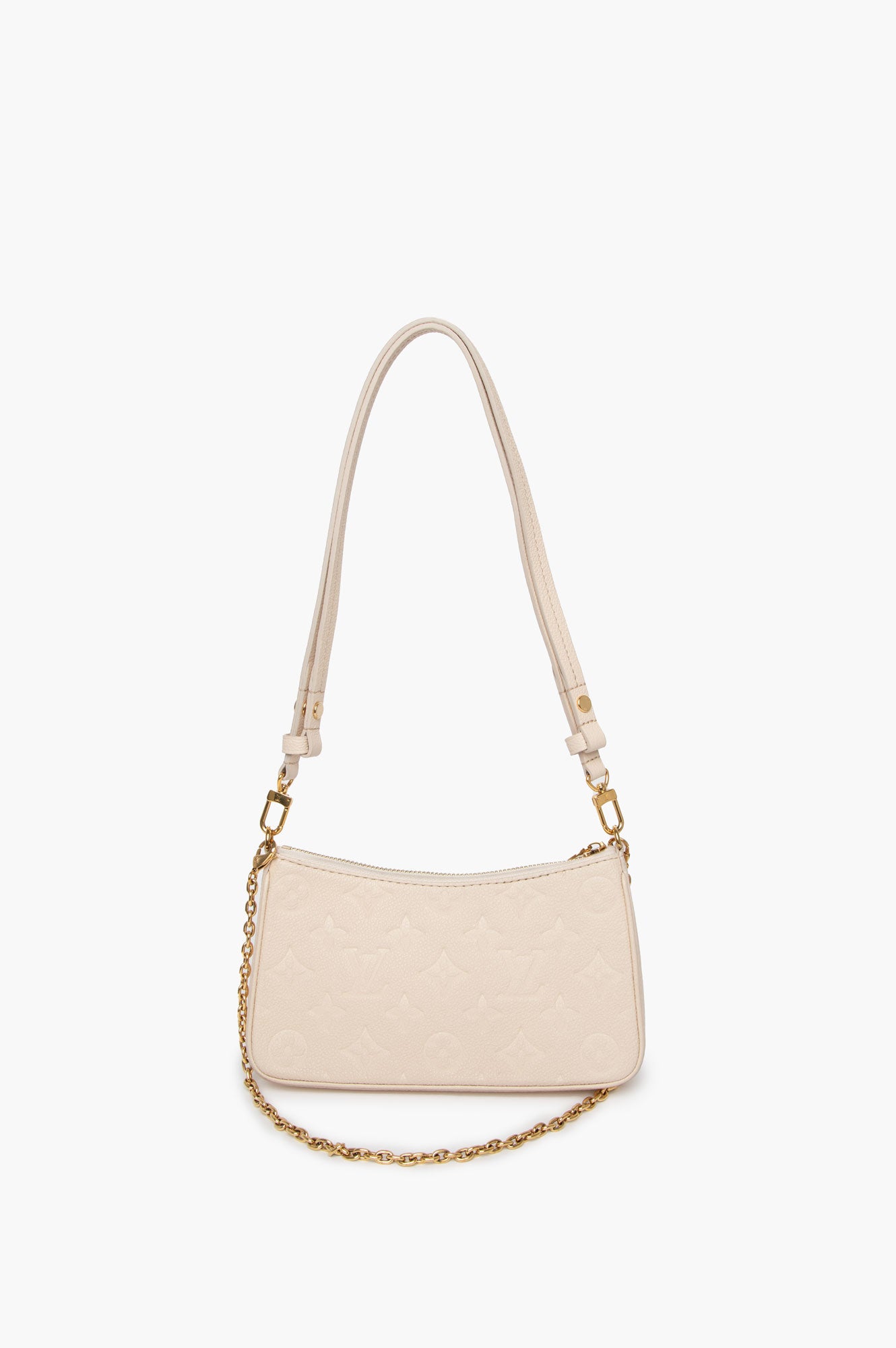 Louis Vuitton Cream Easy Pouch On Strap Bag