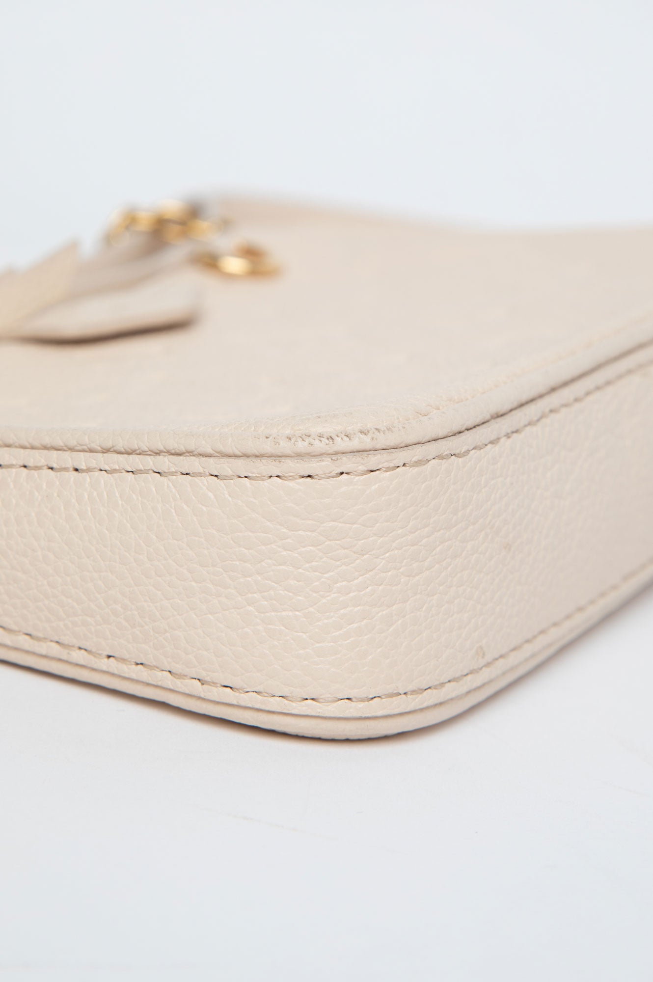 Louis Vuitton Cream Easy Pouch On Strap Bag