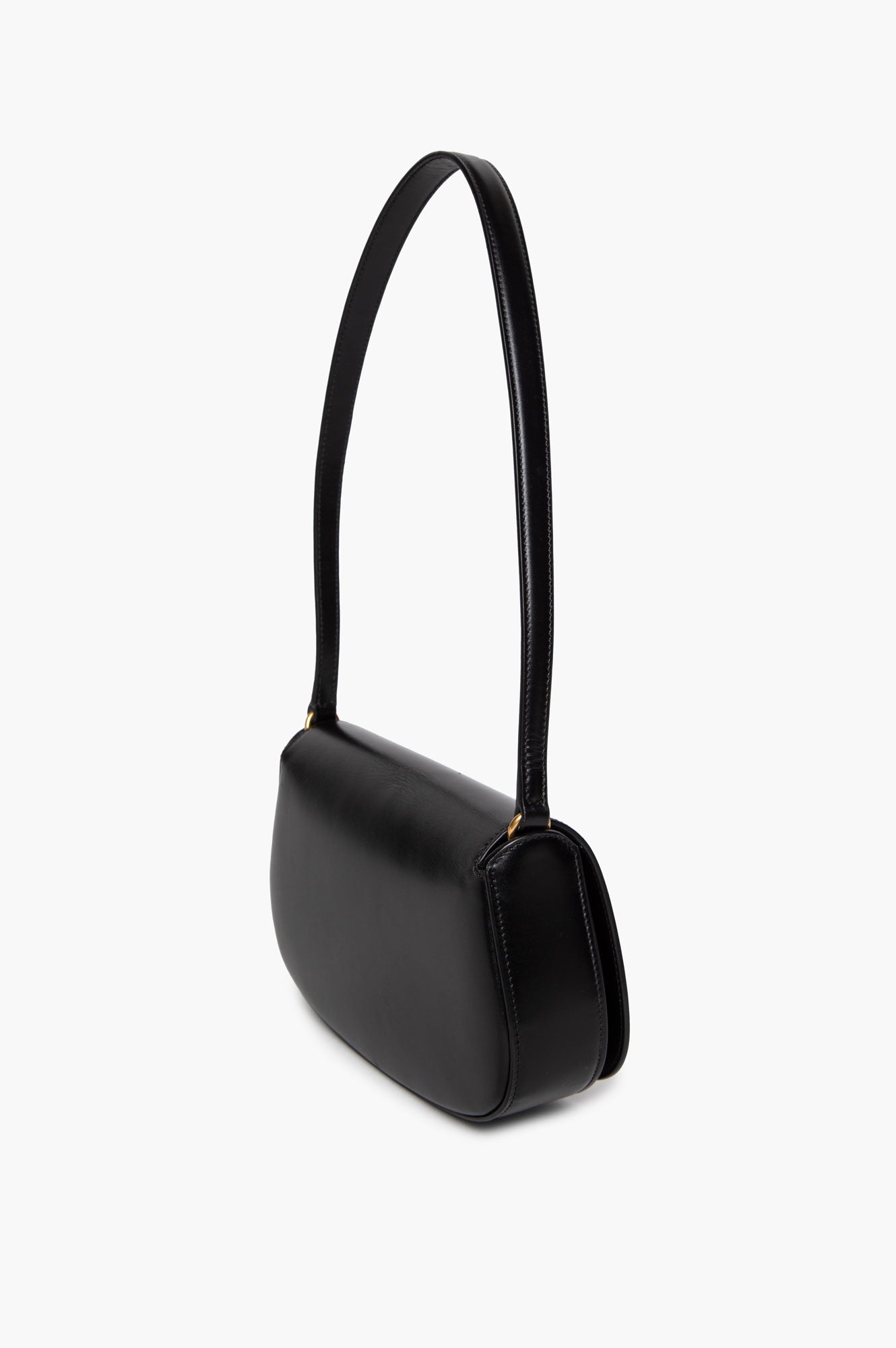 Saint Laurent Black Calfskin Voltaire Mini Shoulder Bag