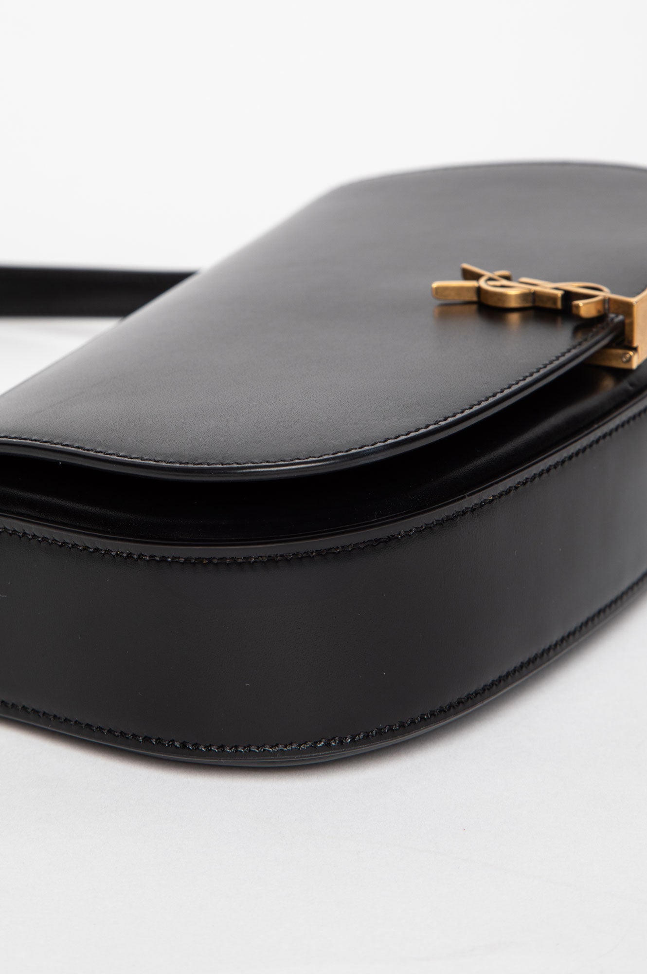 Saint Laurent Black Calfskin Voltaire Mini Shoulder Bag
