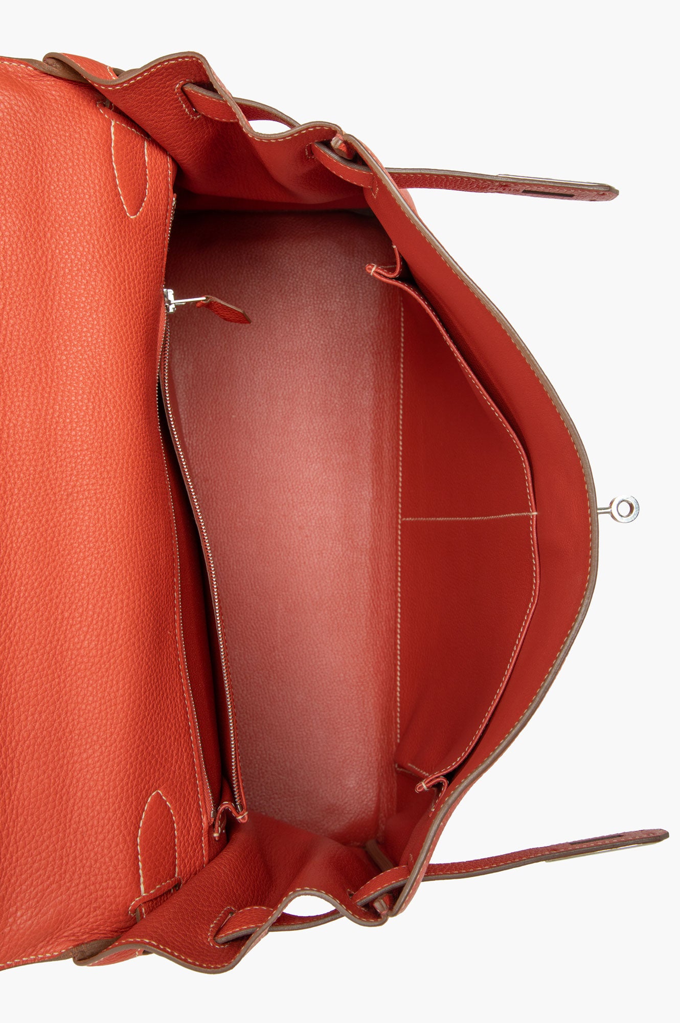 Hermes Kelly 40 Clemence Leather Bag