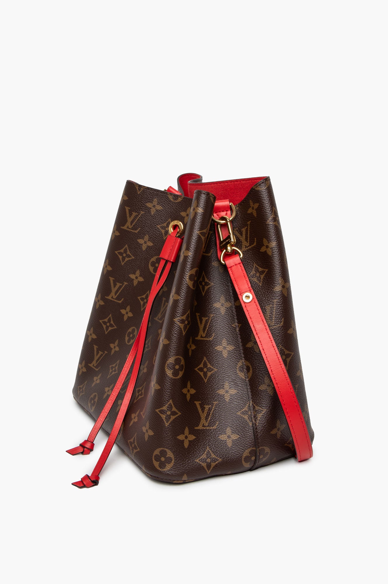 Louis Vuitton Neo Noe Brown Monogram/Red