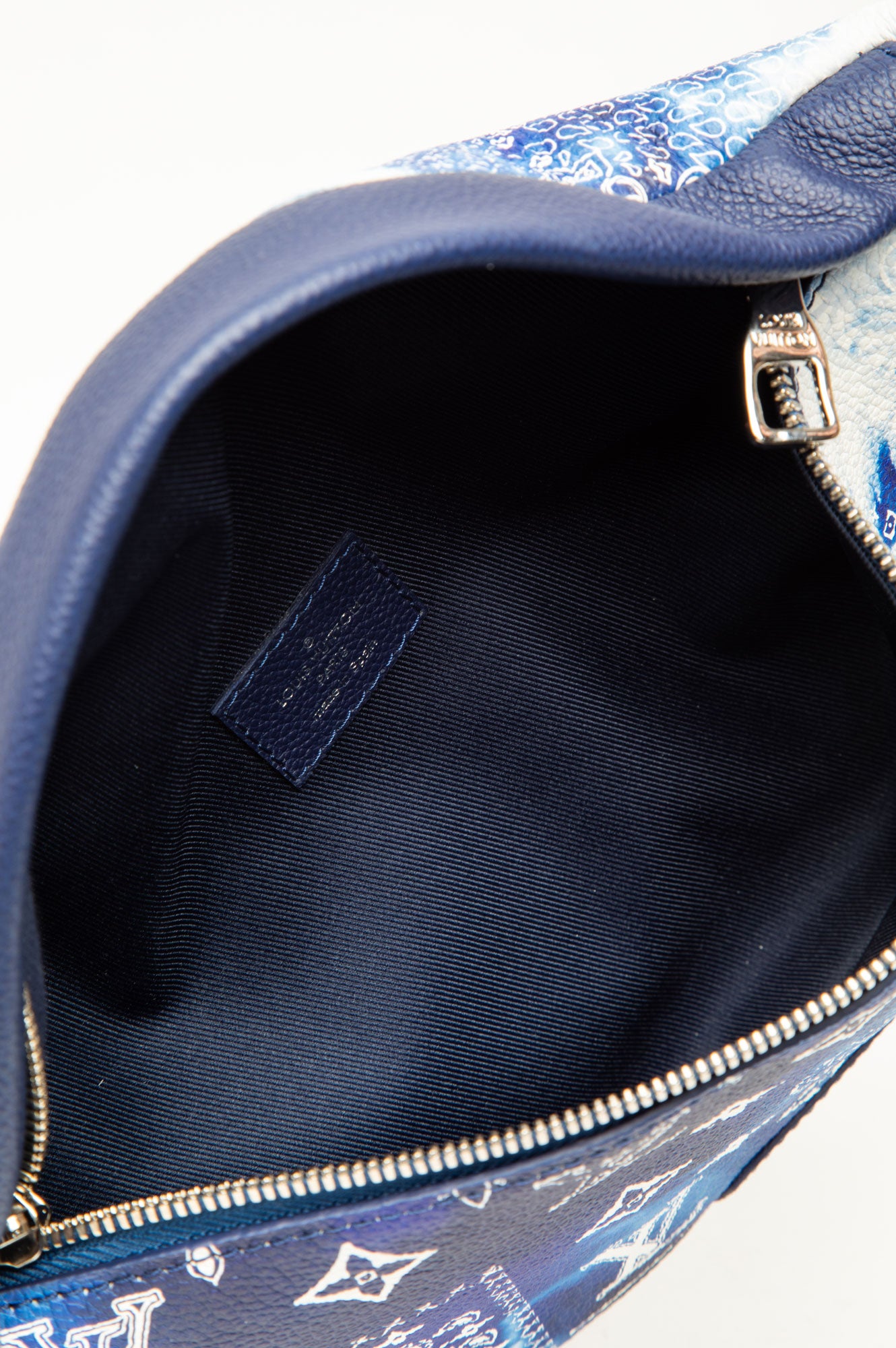 Louis Vuitton Blue Bandana Discovery Bum Bag PM