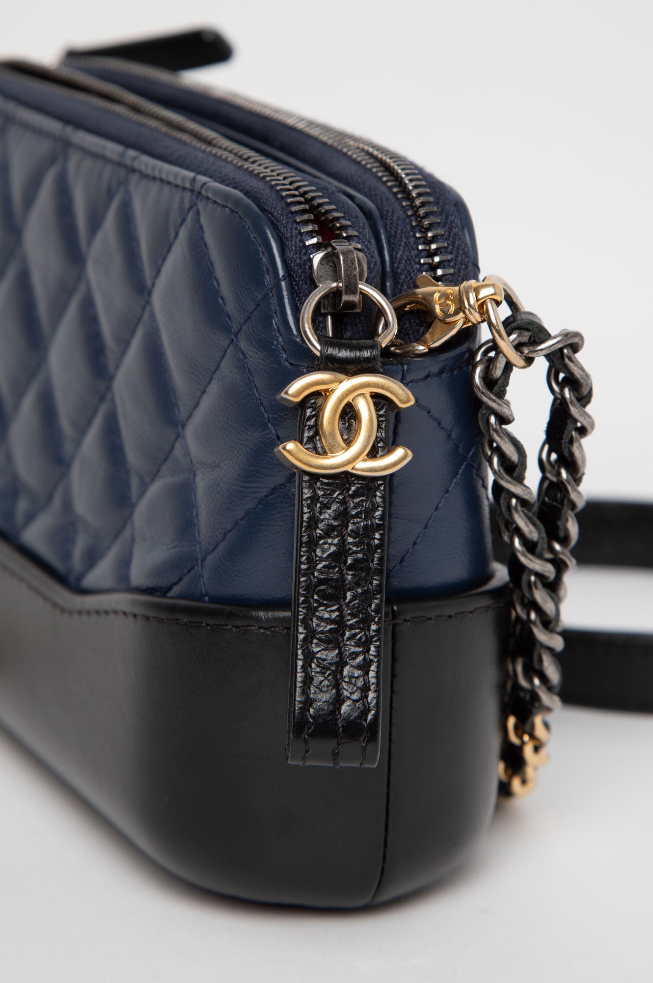 Chanel 2018 Navy Mini Gabrielle Bag