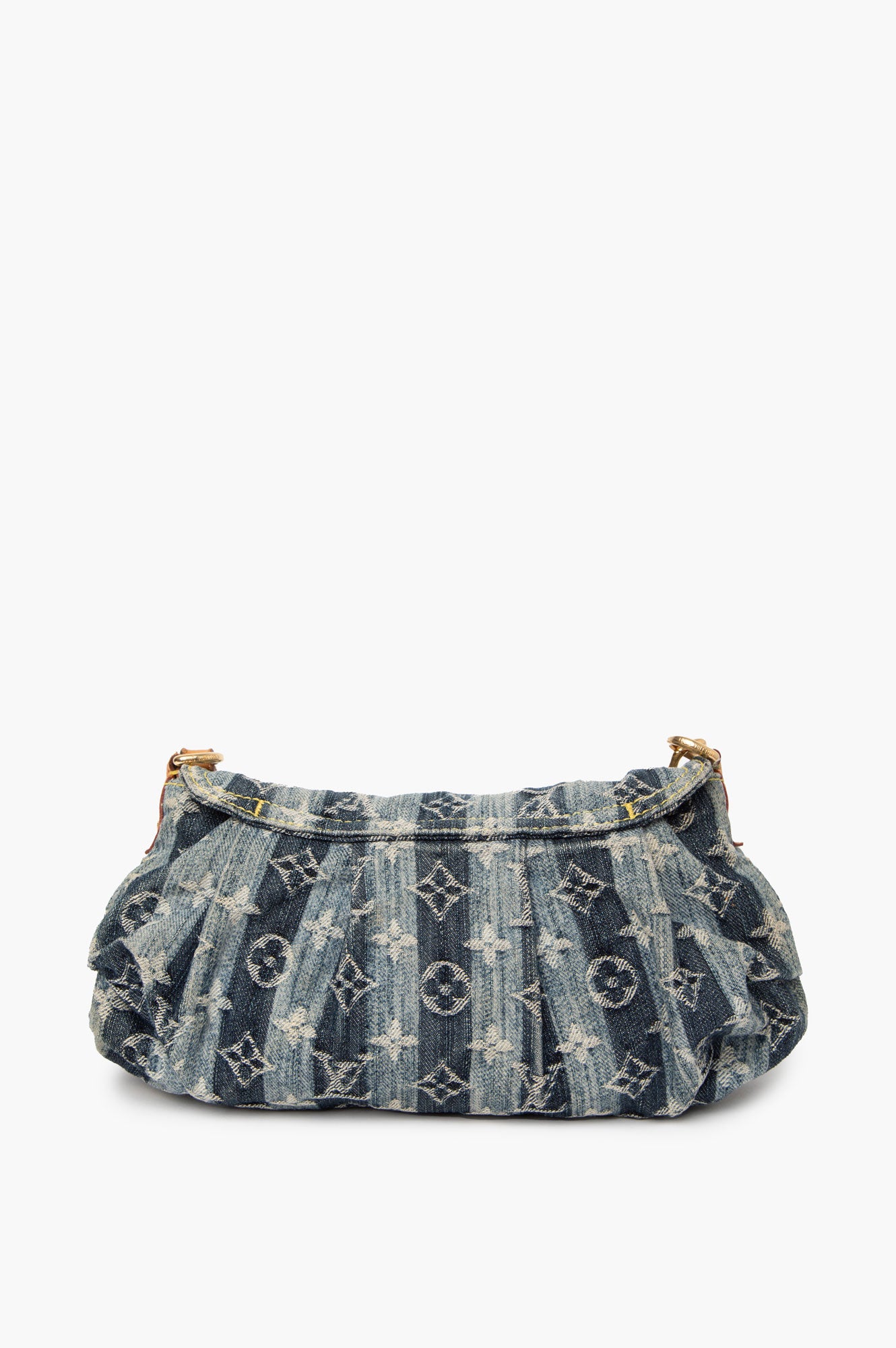 Louis Vuitton Blue Monogram Denim Mini Pleaty Raye Bag