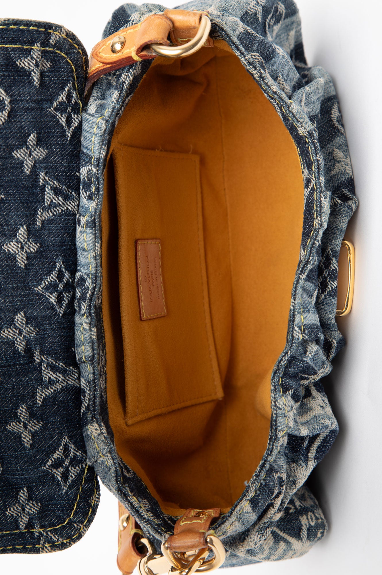 Louis Vuitton Blue Monogram Denim Mini Pleaty Raye Bag