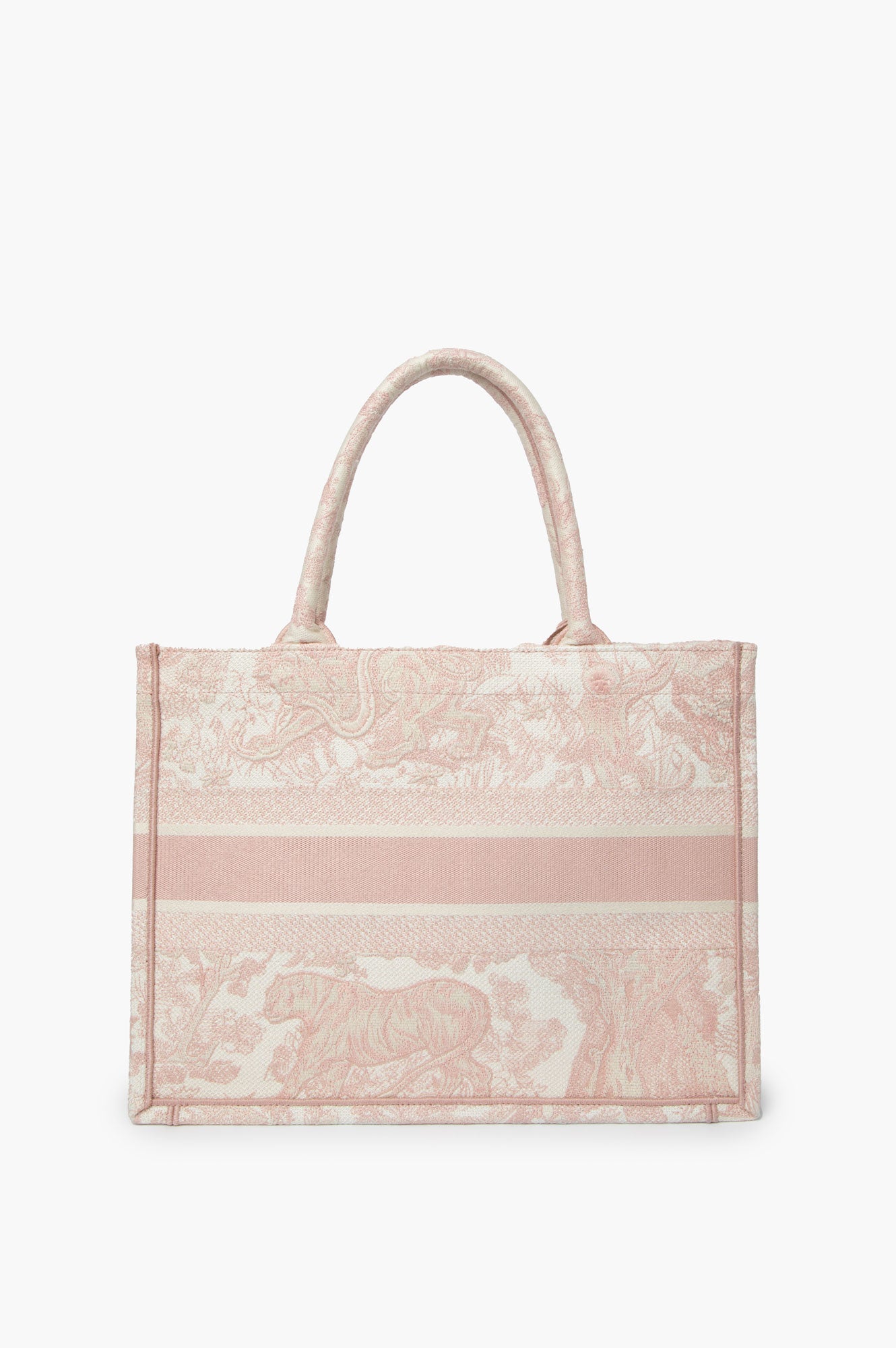 Christian Dior Pink Medium Book Tote Bag
