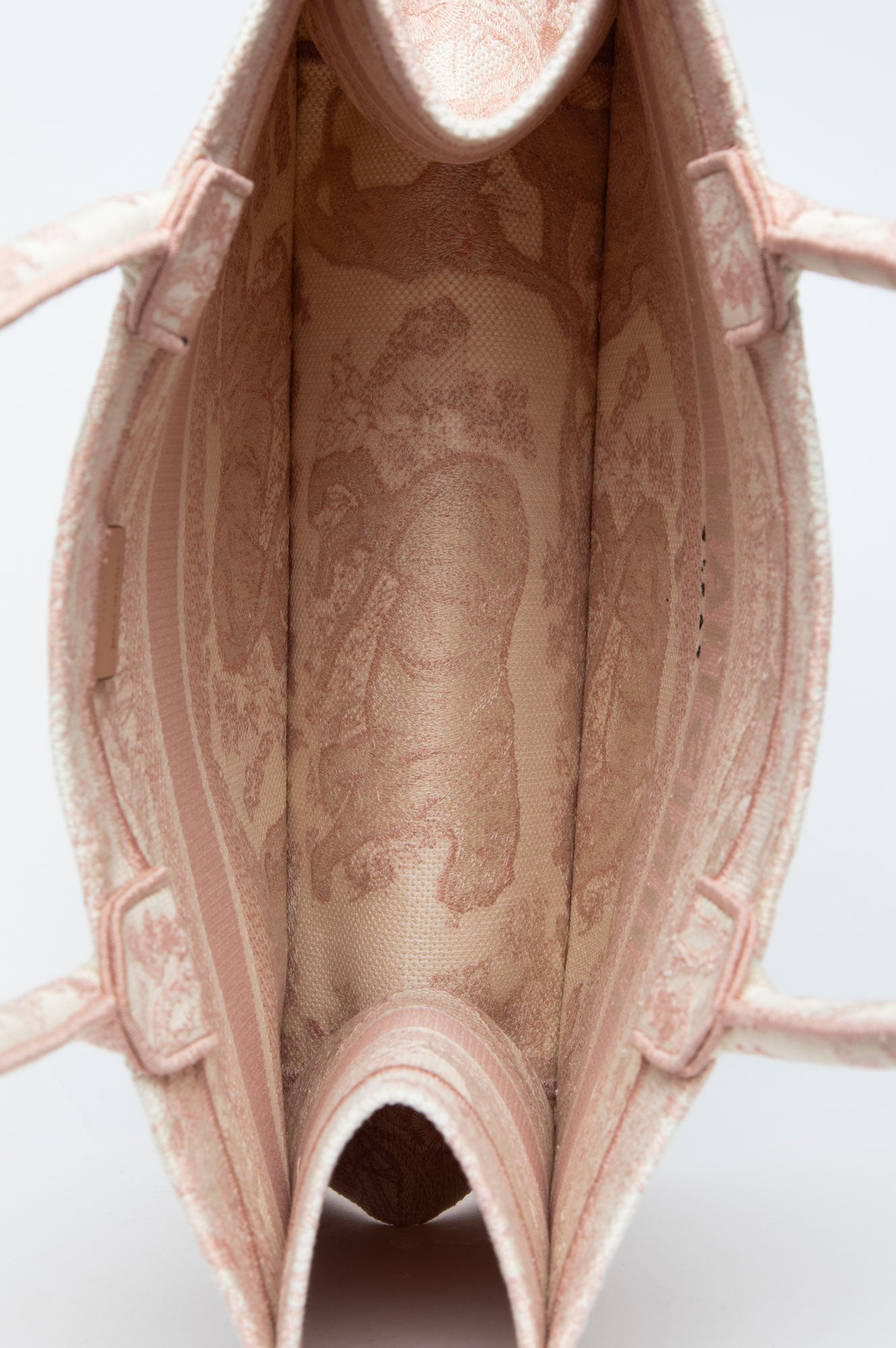 Christian Dior Pink Medium Book Tote Bag