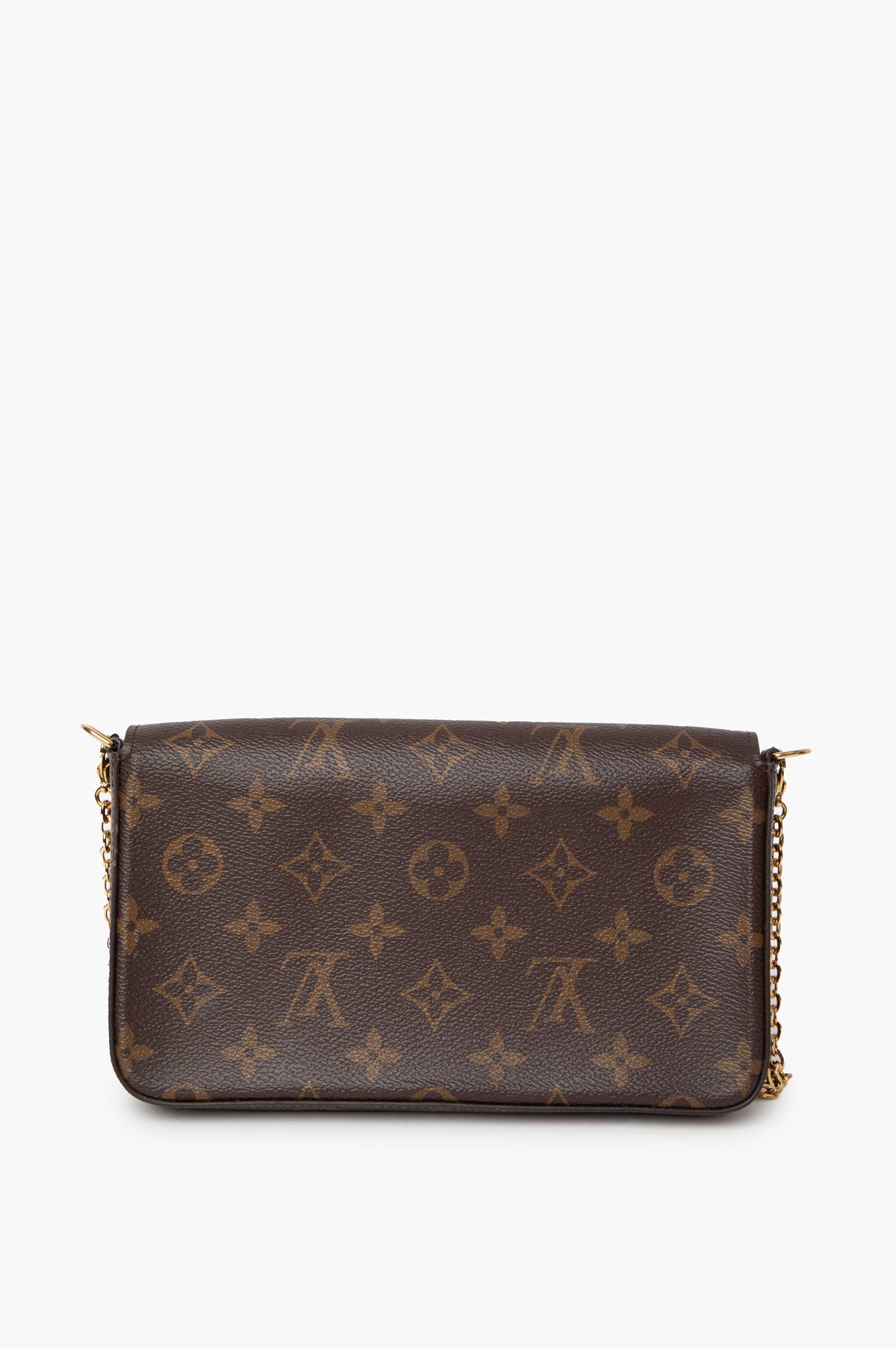 Louis Vuitton Brown Monogram Pochette Felicie Crossbody Bag