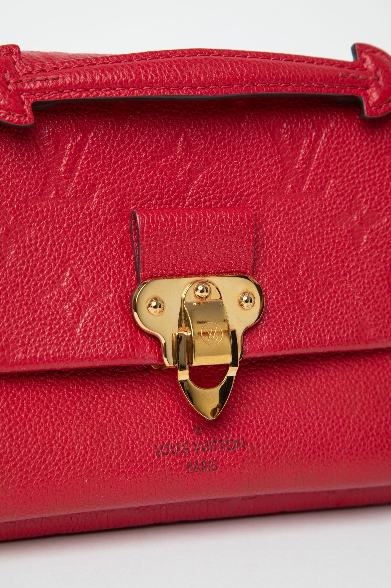 Louis Vuitton Red Monogram Vavin BB