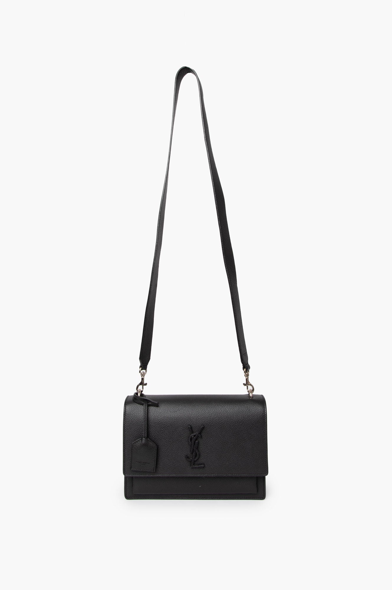 Saint Laurent Black Medium Sunset Bag