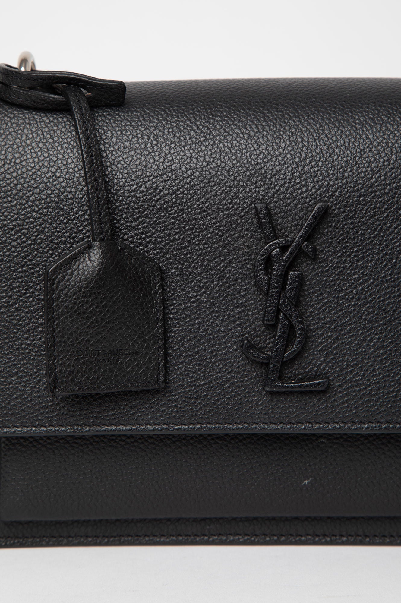 Saint Laurent Black Medium Sunset Bag