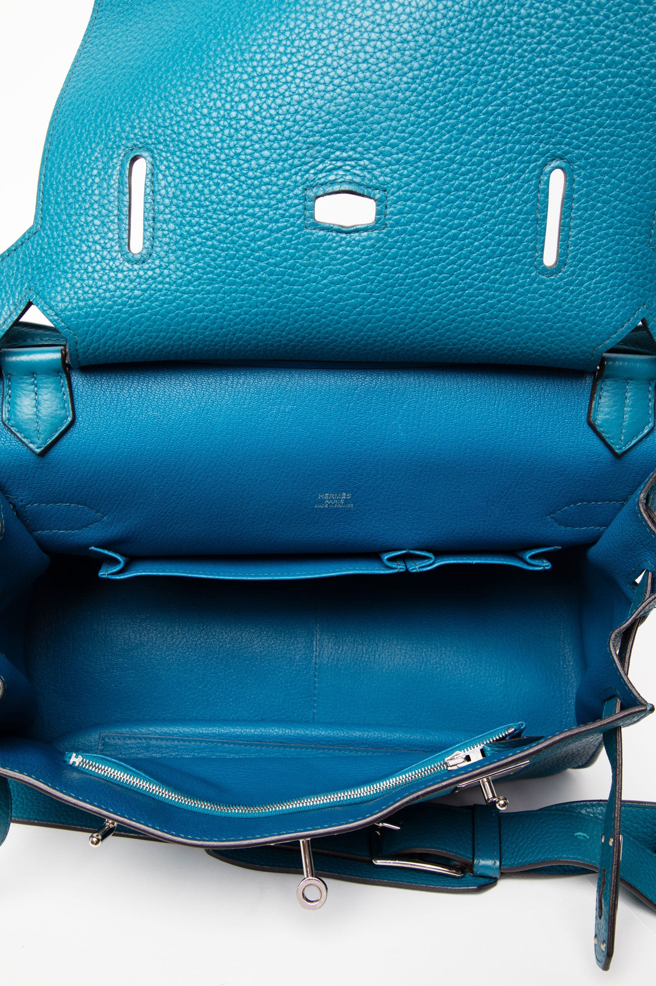 Hermes Teal Jypsiere 31 Crossbody Bag