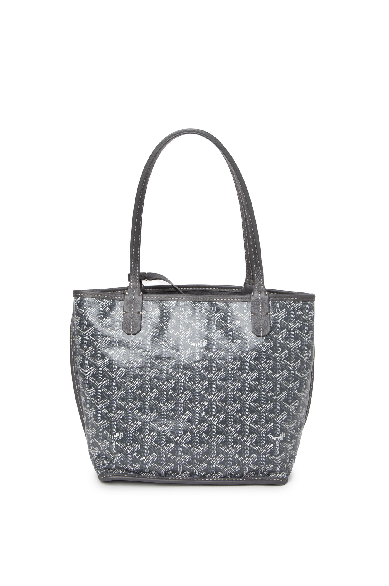 Goyard 2022 Grey Anjou Mini Tote Bag