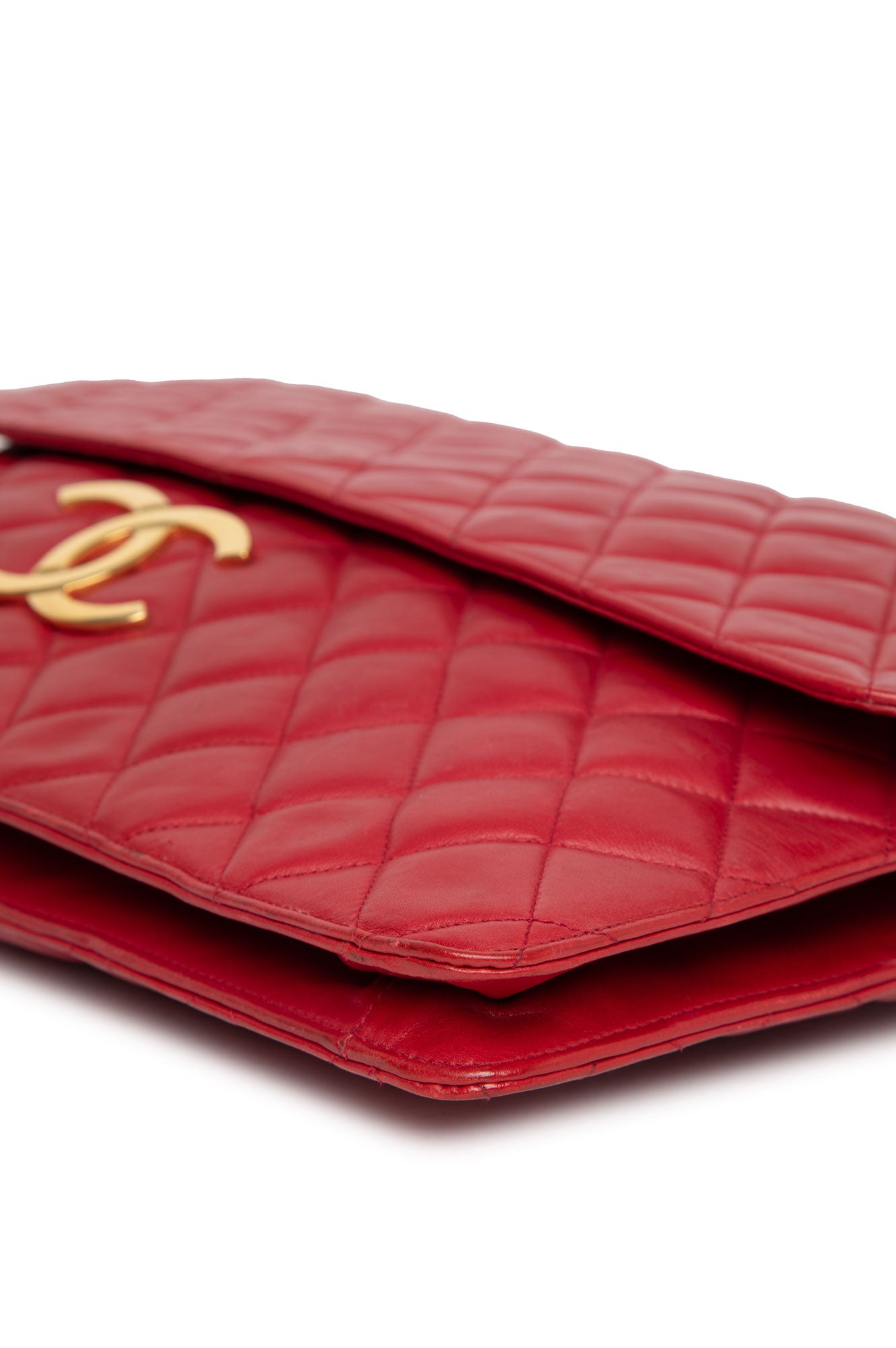 Chanel Vintage Red Classic 3 Way Flap Bag