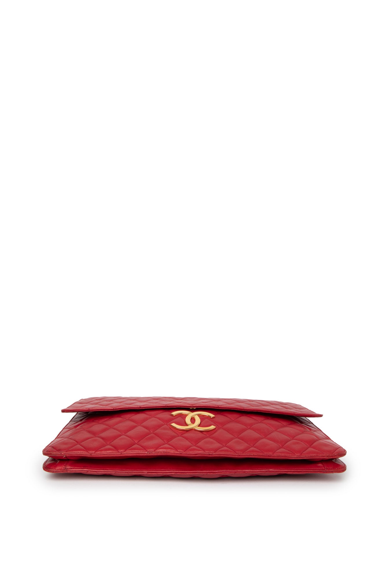 Chanel Vintage Red Classic 3 Way Flap Bag