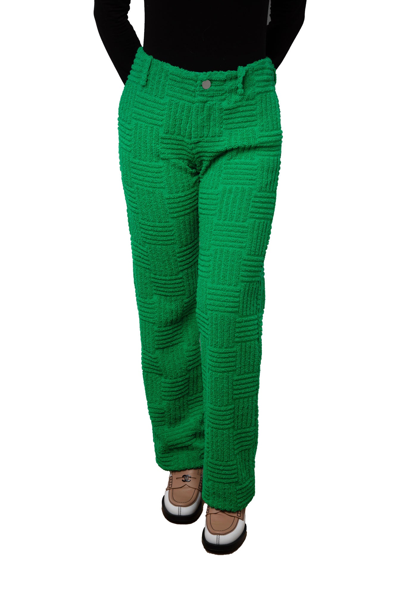 Bottega Veneta Green Pants Size 36