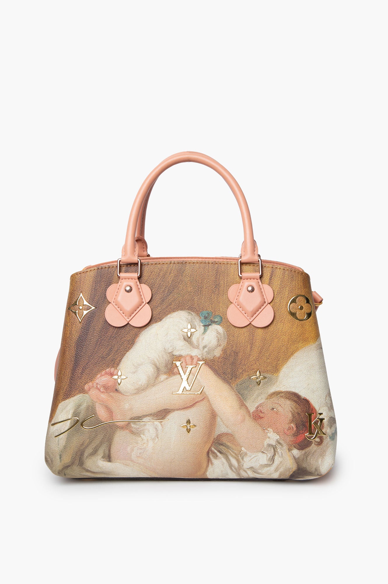 Louis Vuittton 2017 Limit Edition Montaigne X Jeff Koons Fragonard MM Bag