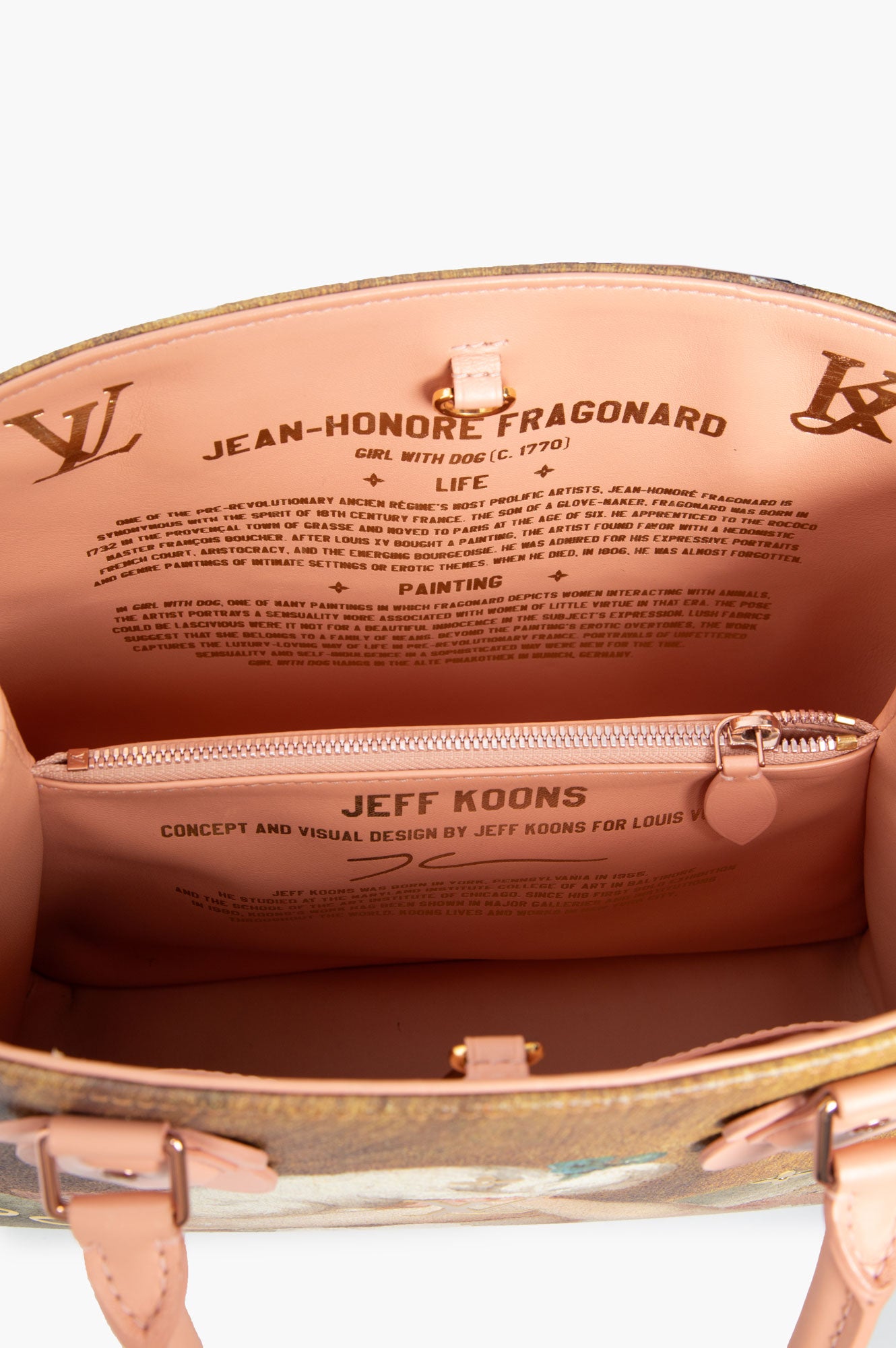 Louis Vuittton 2017 Limit Edition Montaigne X Jeff Koons Fragonard MM Bag