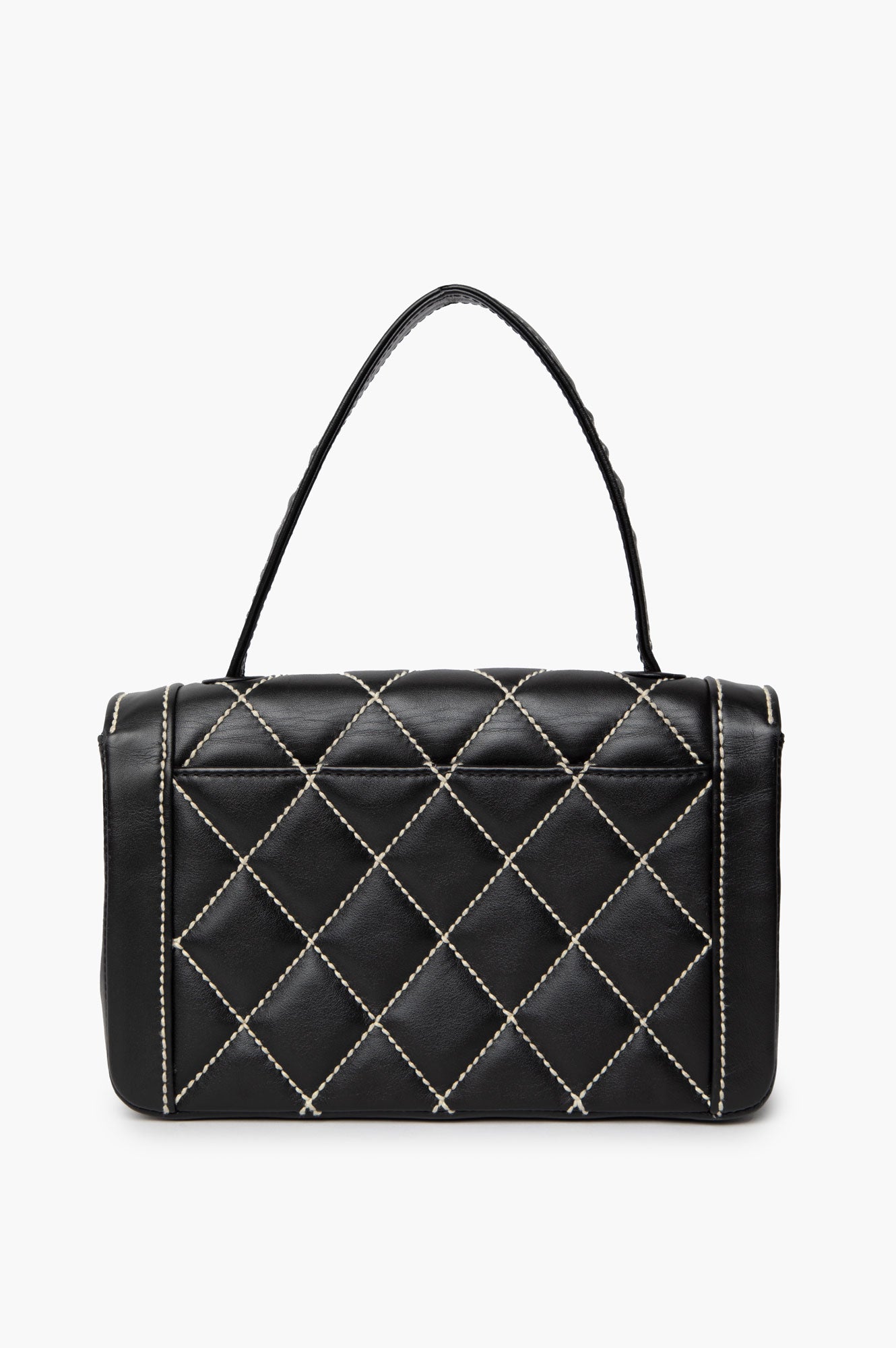 Chanel 2005 Black Wild Stitch Flap Bag