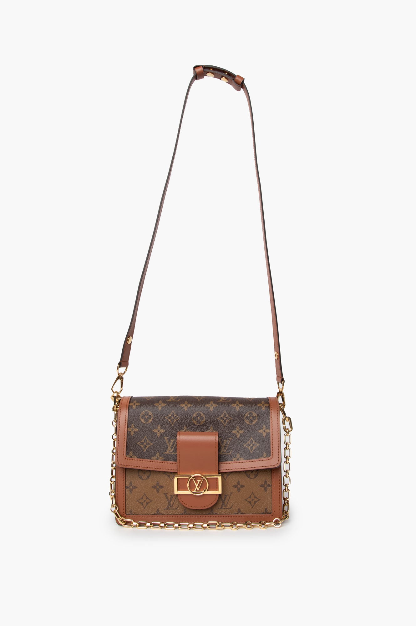 Louis Vuitton Brown Mongram Dauphine MM Bag