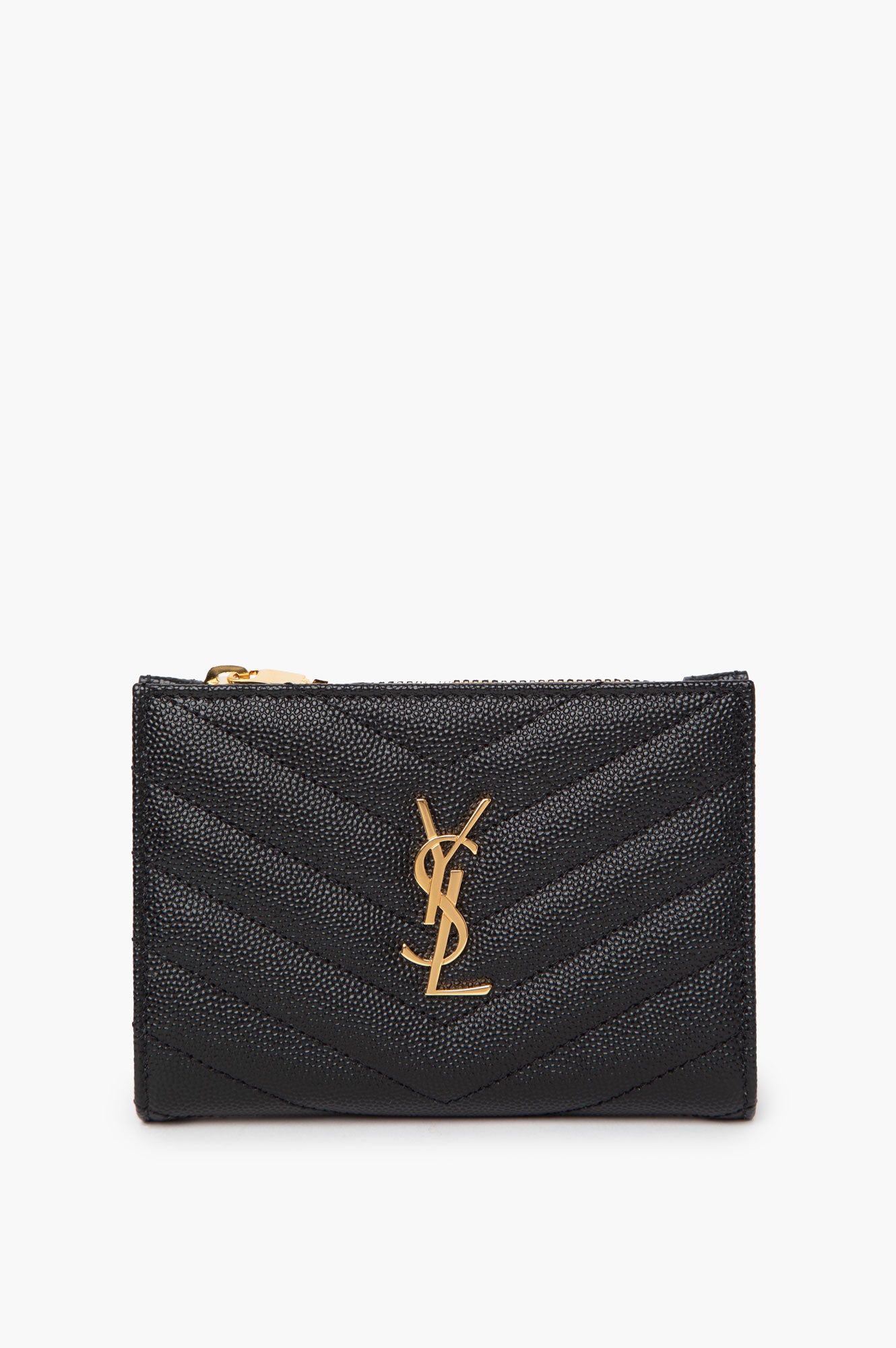 Saint Laurent Cassandre Matelasse Bi-fold Wallet