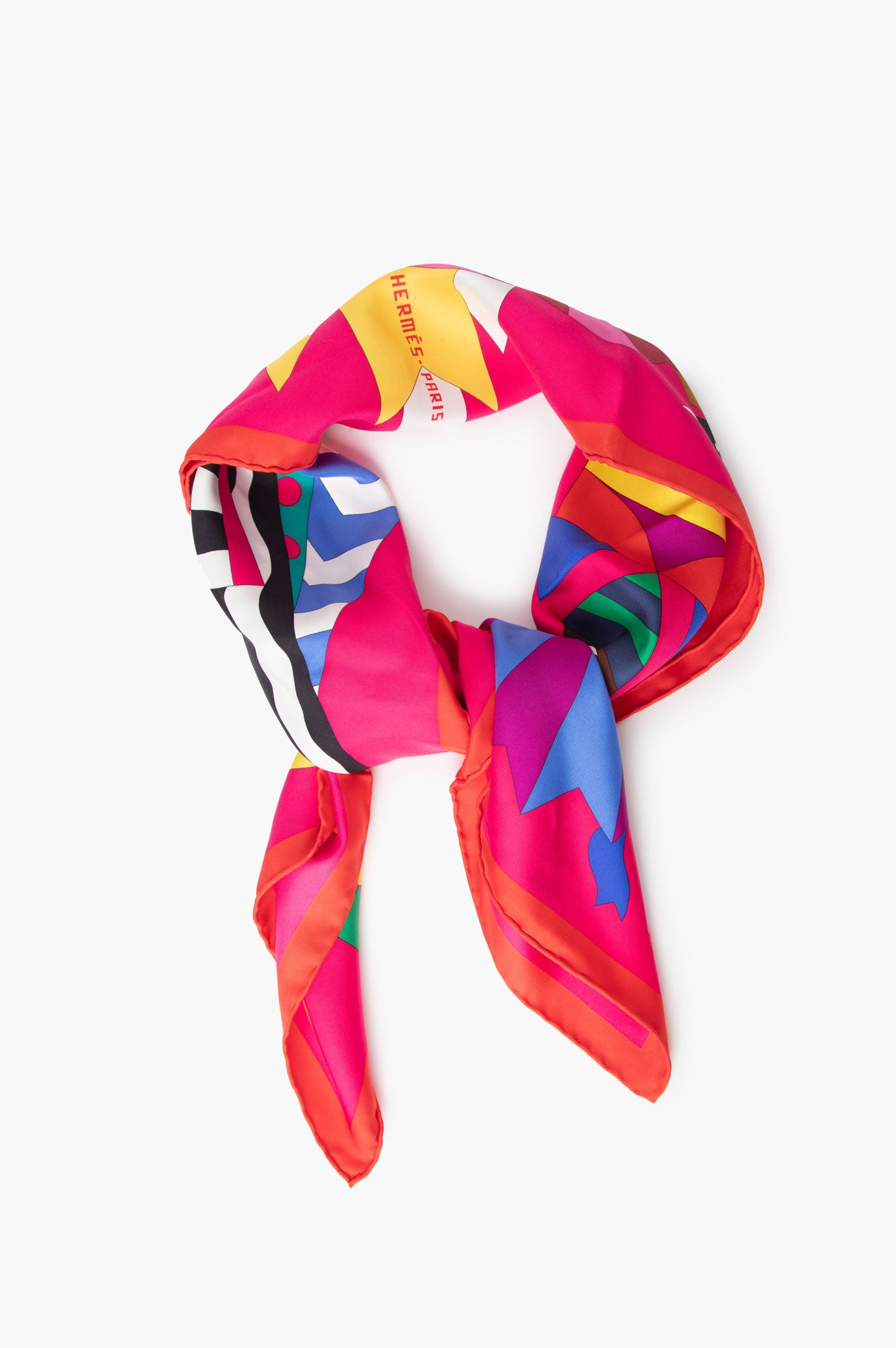 Hermes Pink Cheval De Fete Scarf 90*90