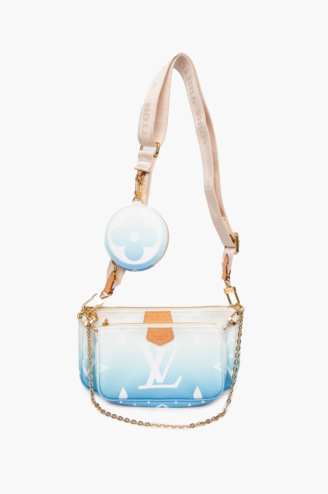 Louis Vuitton Blue Monogram Giant By The Pool Multi Pochette