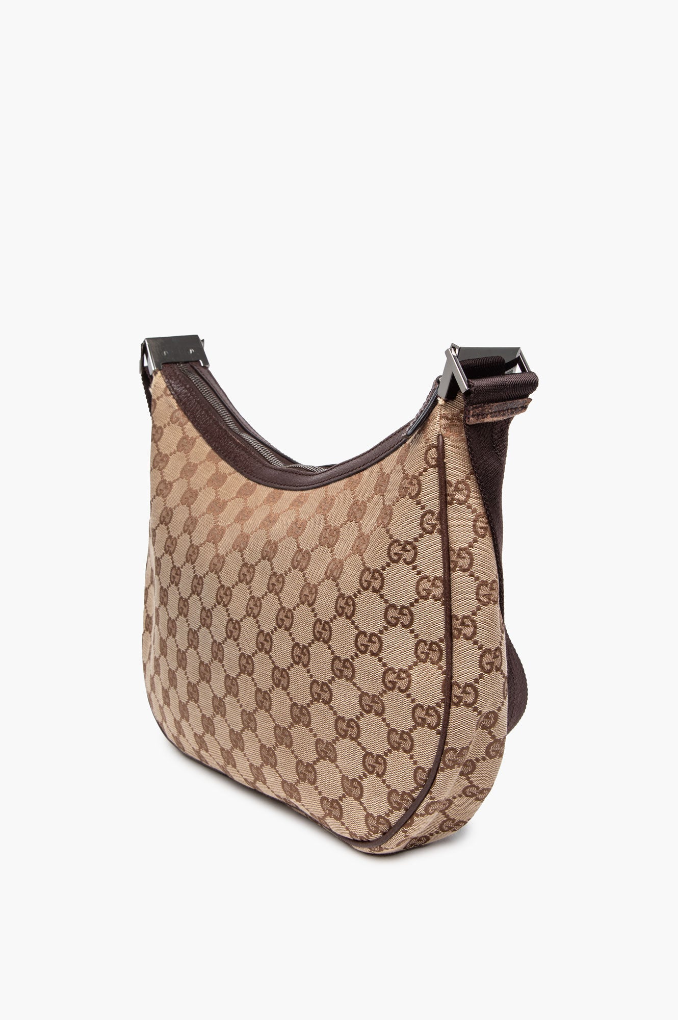 Gucci GG Canvas Joy Brown Crossbody Bag