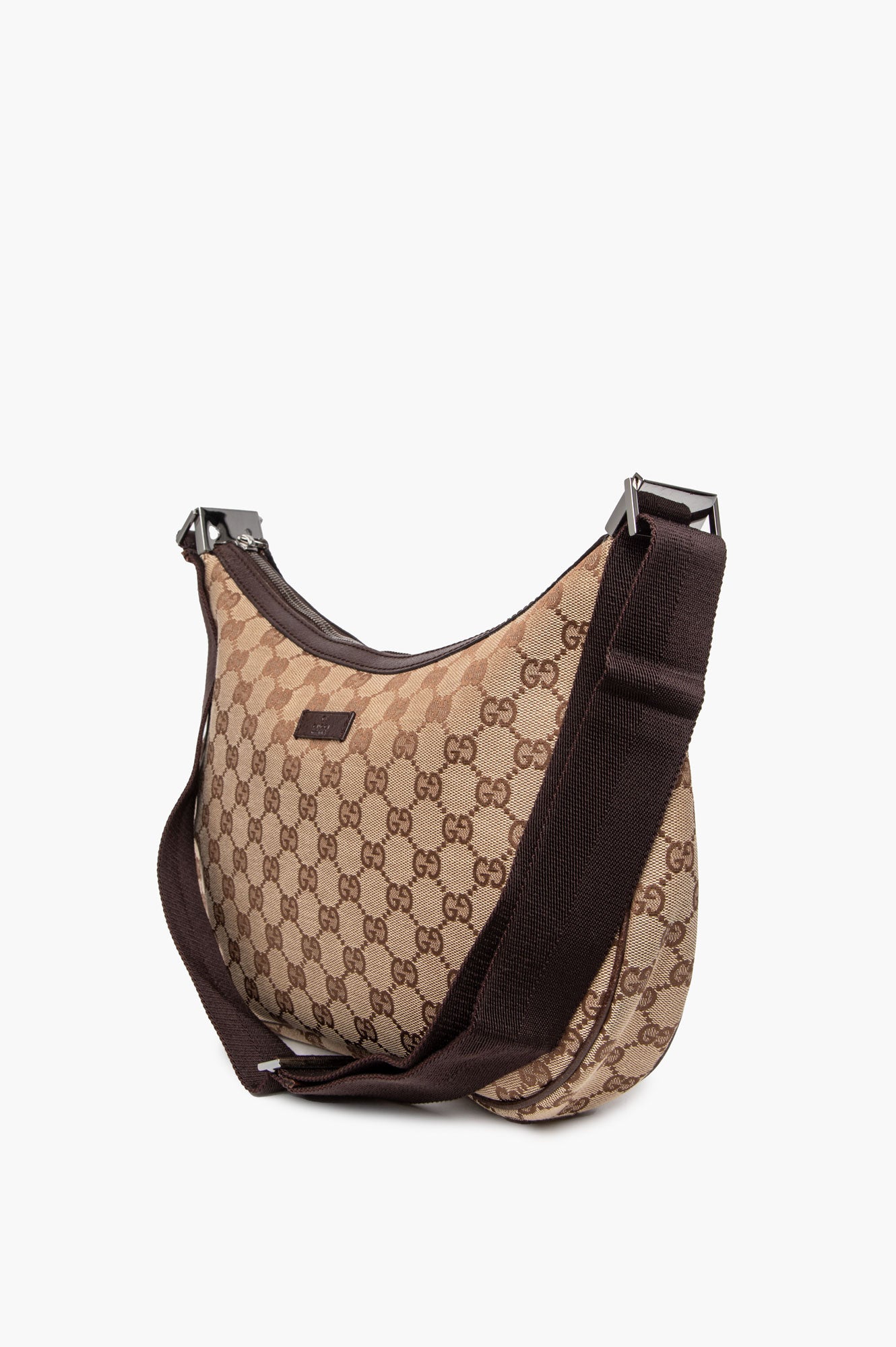 Gucci GG Canvas Joy Brown Crossbody Bag