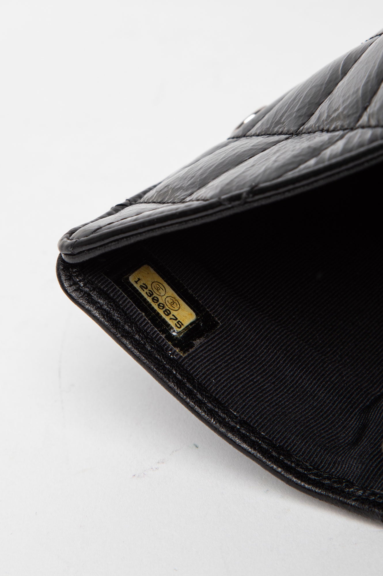 Chanel Patent Black Bifold Wallet