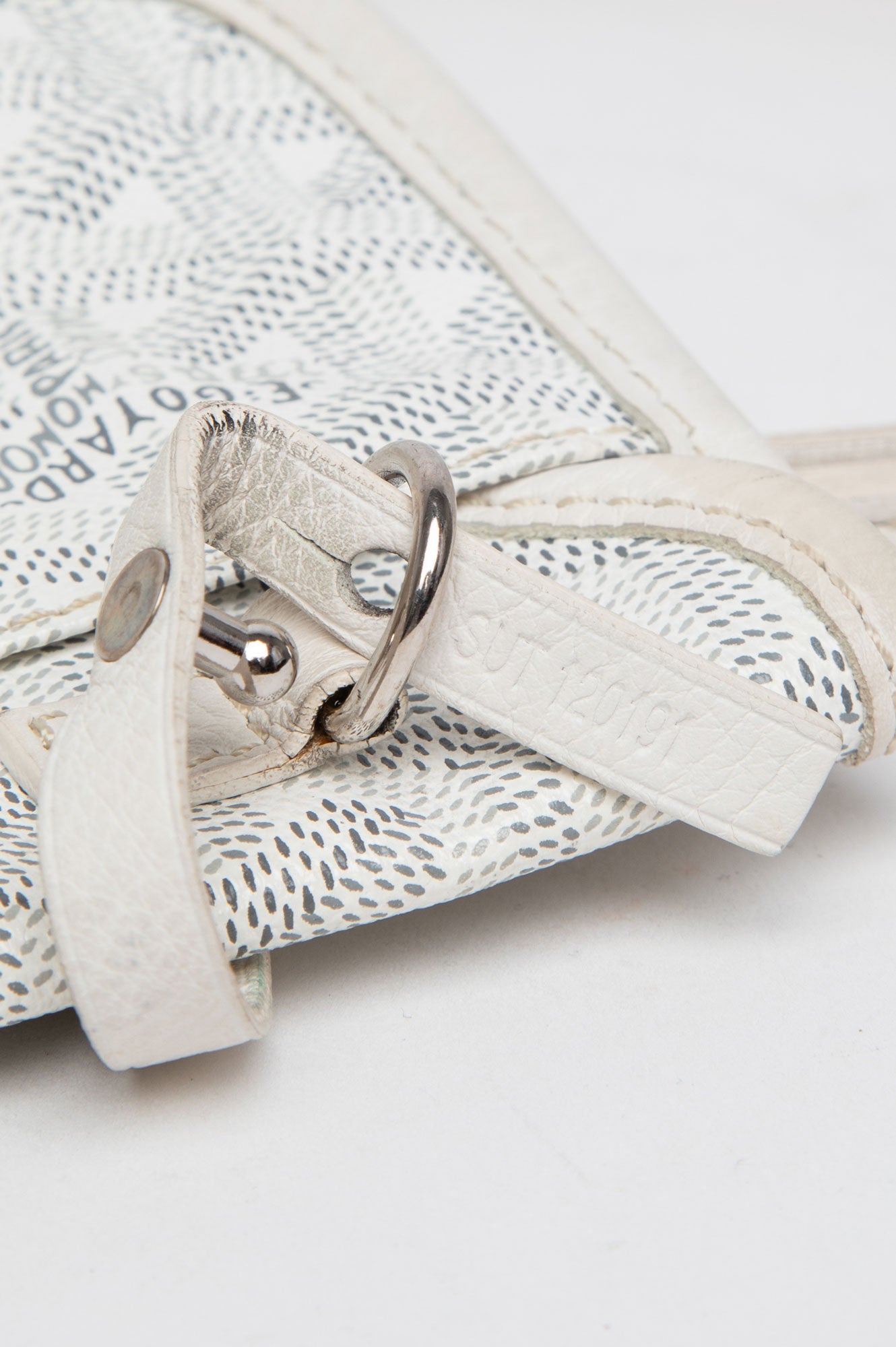 Goyard St. Louis White GM Tote With Pouch