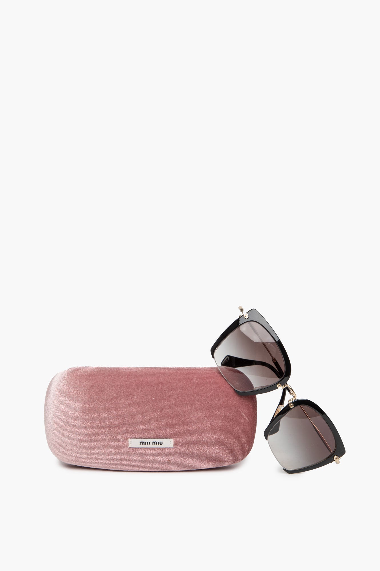 Miu Miu Rasoir Gradient Square Sunglasses
