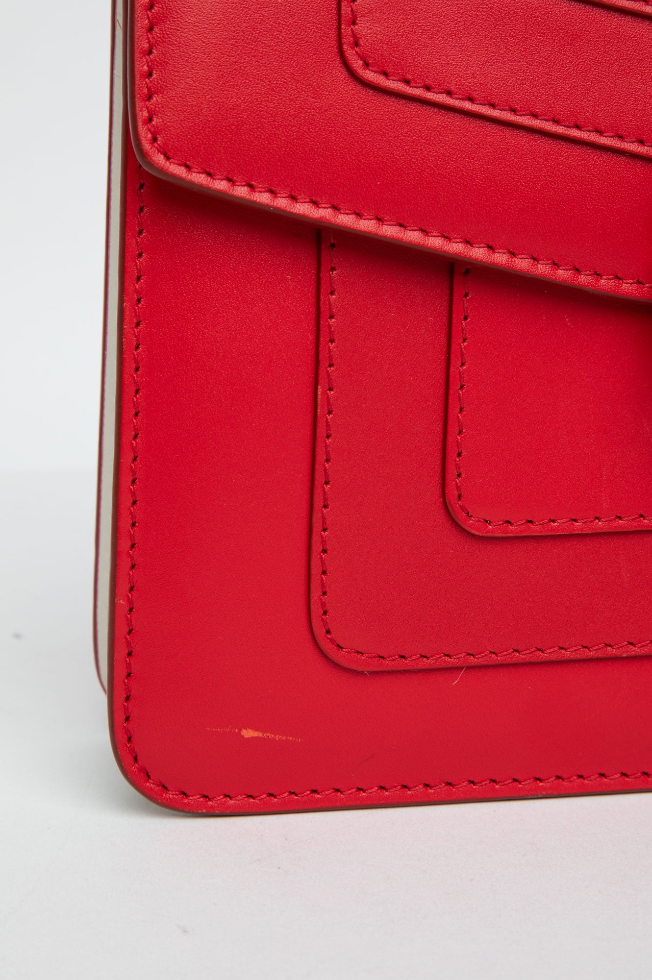 BVLGARI Serpenti Forever Red Calf Leather Small Crossbody Bag