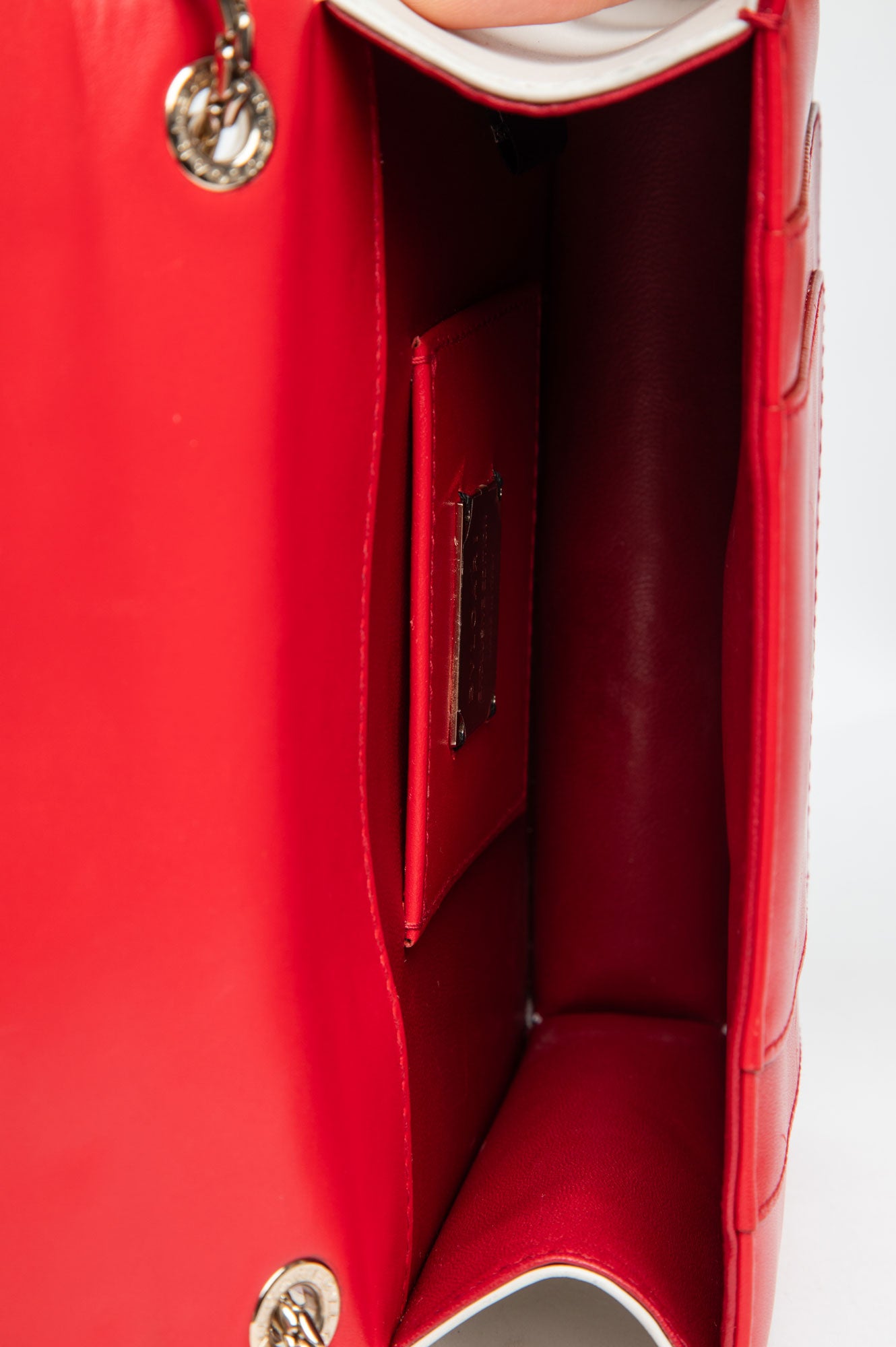 BVLGARI Serpenti Forever Red Calf Leather Small Crossbody Bag